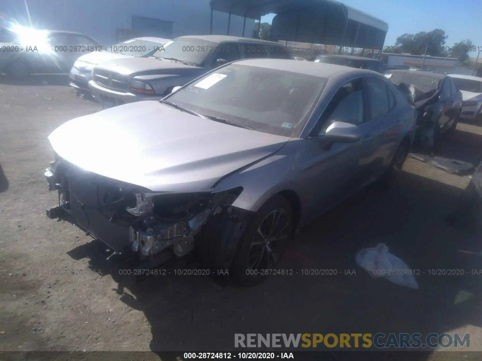 2 Photograph of a damaged car 4T1B11HK5KU278529 TOYOTA CAMRY 2019