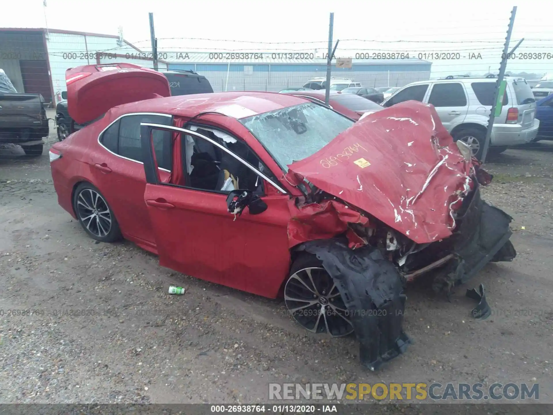 1 Photograph of a damaged car 4T1B11HK5KU282435 TOYOTA CAMRY 2019