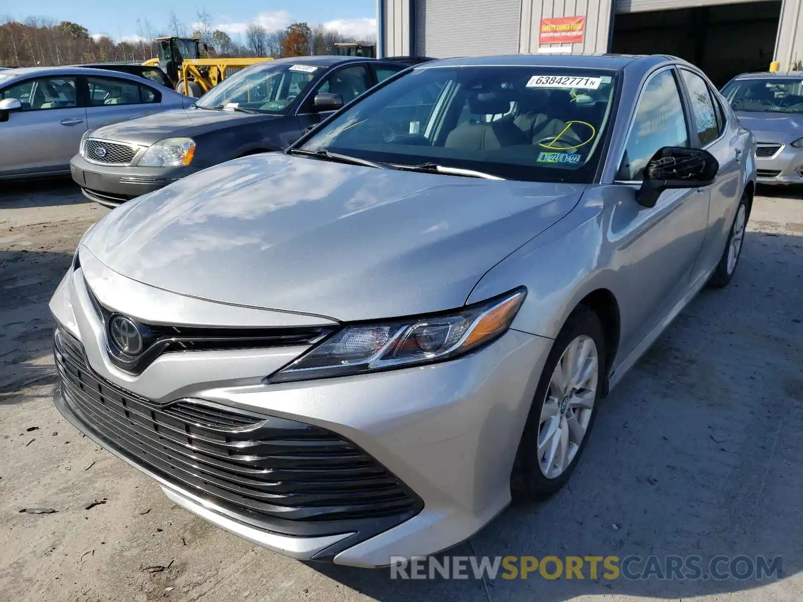 2 Photograph of a damaged car 4T1B11HK5KU283620 TOYOTA CAMRY 2019