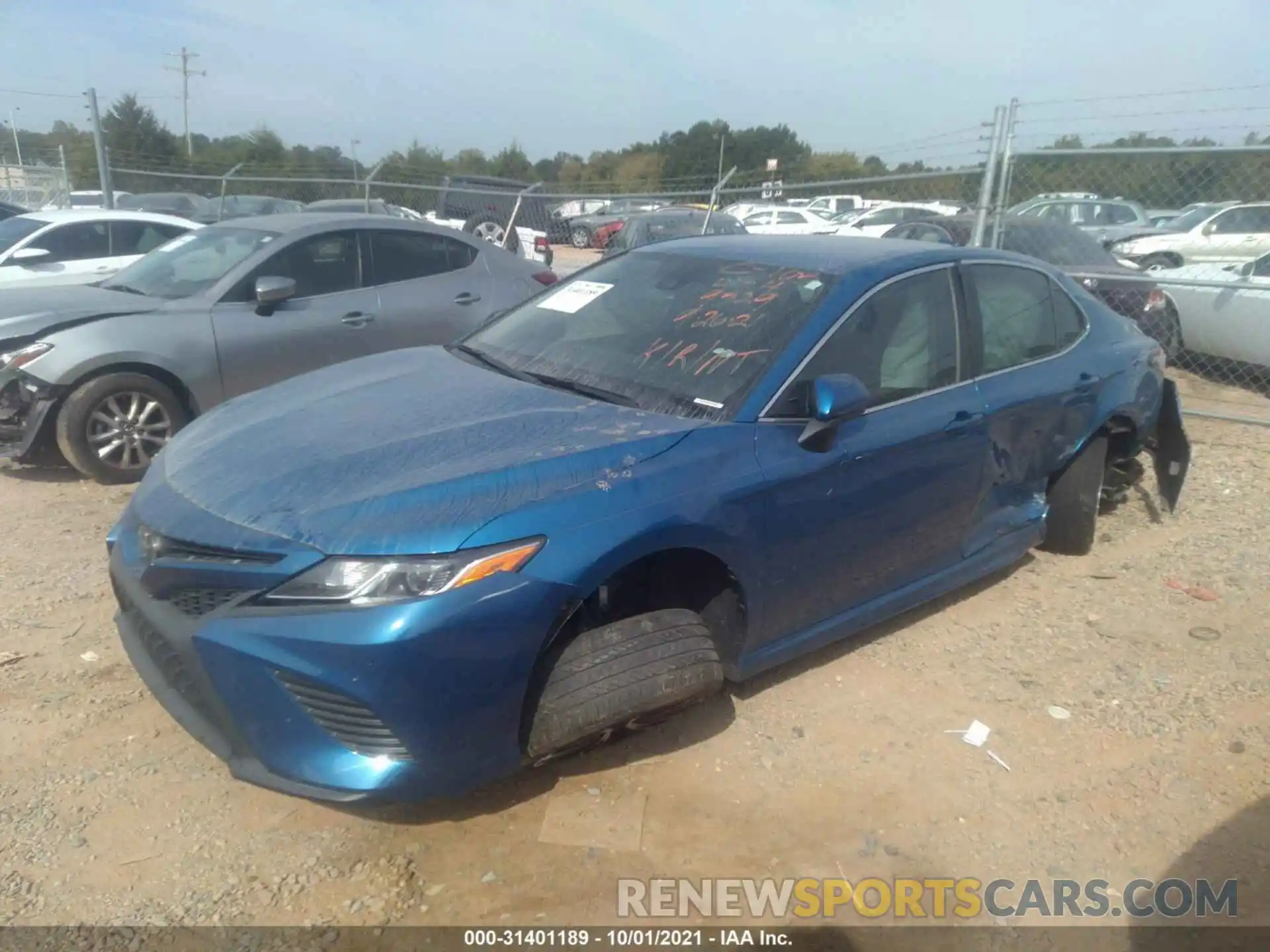 2 Photograph of a damaged car 4T1B11HK5KU289529 TOYOTA CAMRY 2019