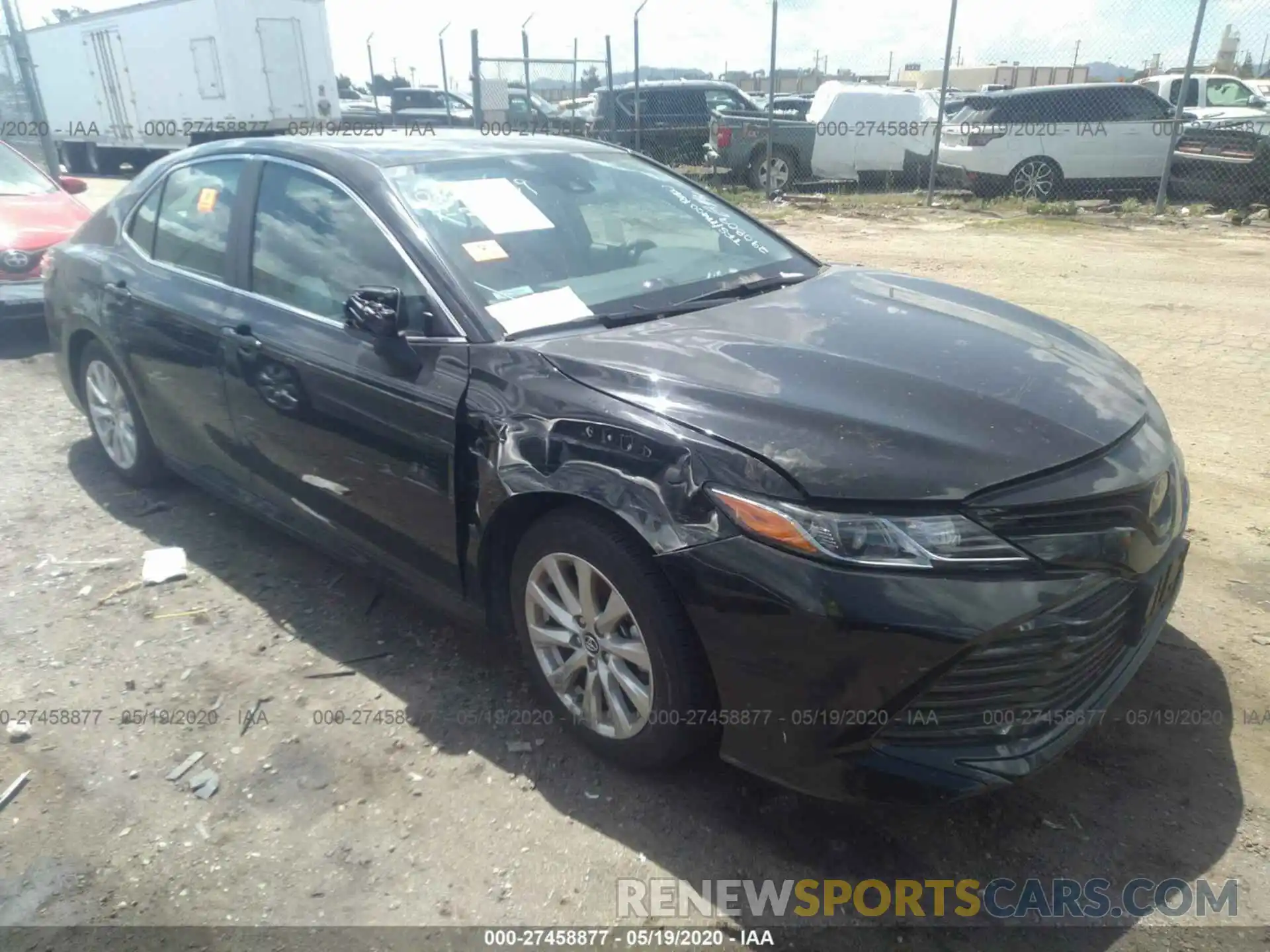 1 Photograph of a damaged car 4T1B11HK5KU290809 TOYOTA CAMRY 2019