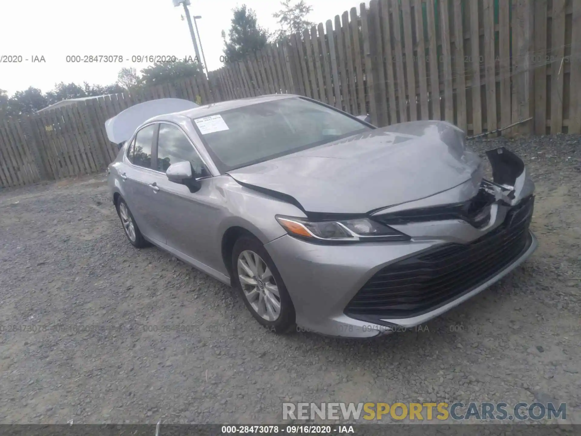 1 Photograph of a damaged car 4T1B11HK5KU682527 TOYOTA CAMRY 2019