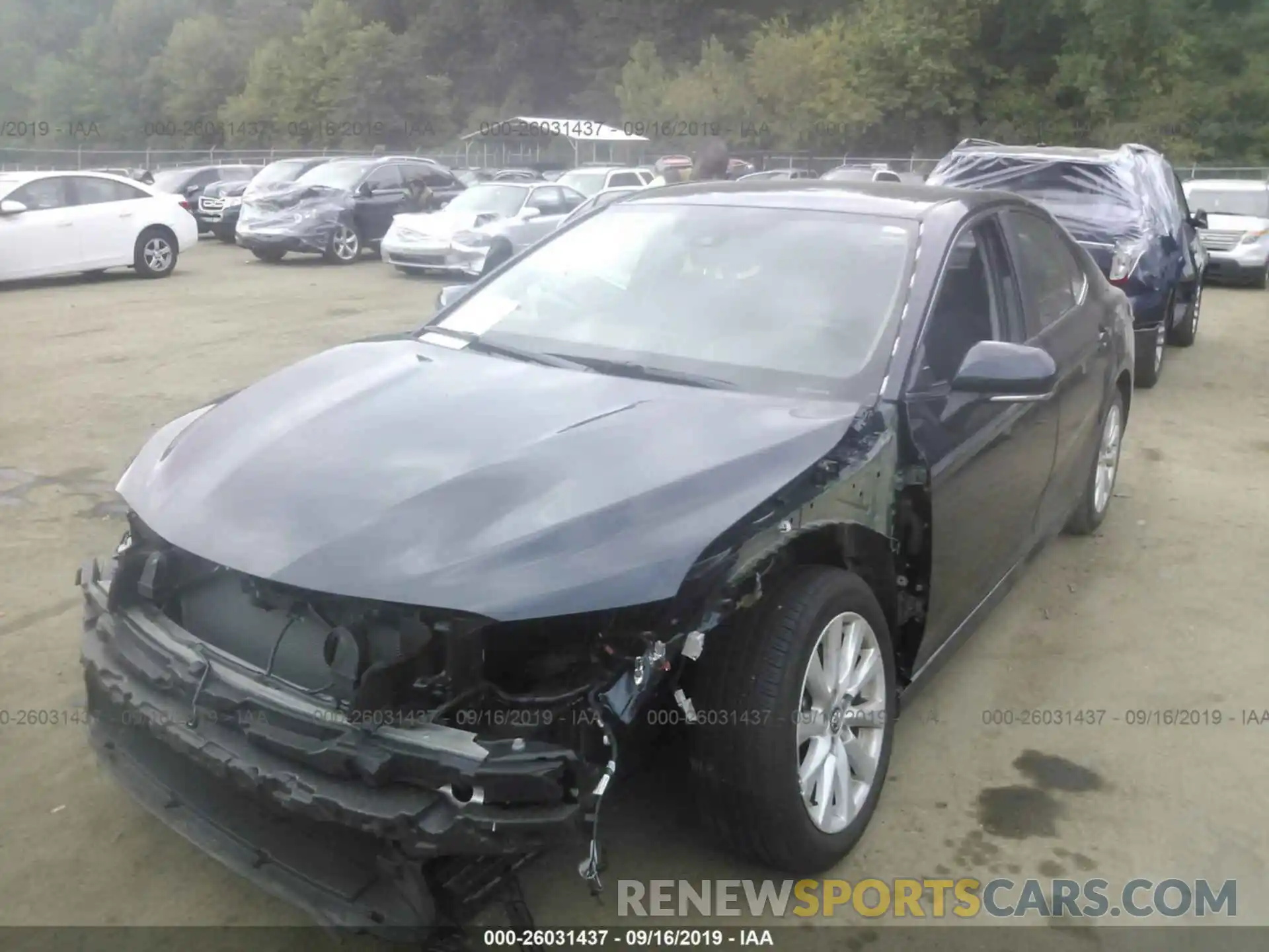 2 Photograph of a damaged car 4T1B11HK5KU683421 TOYOTA CAMRY 2019