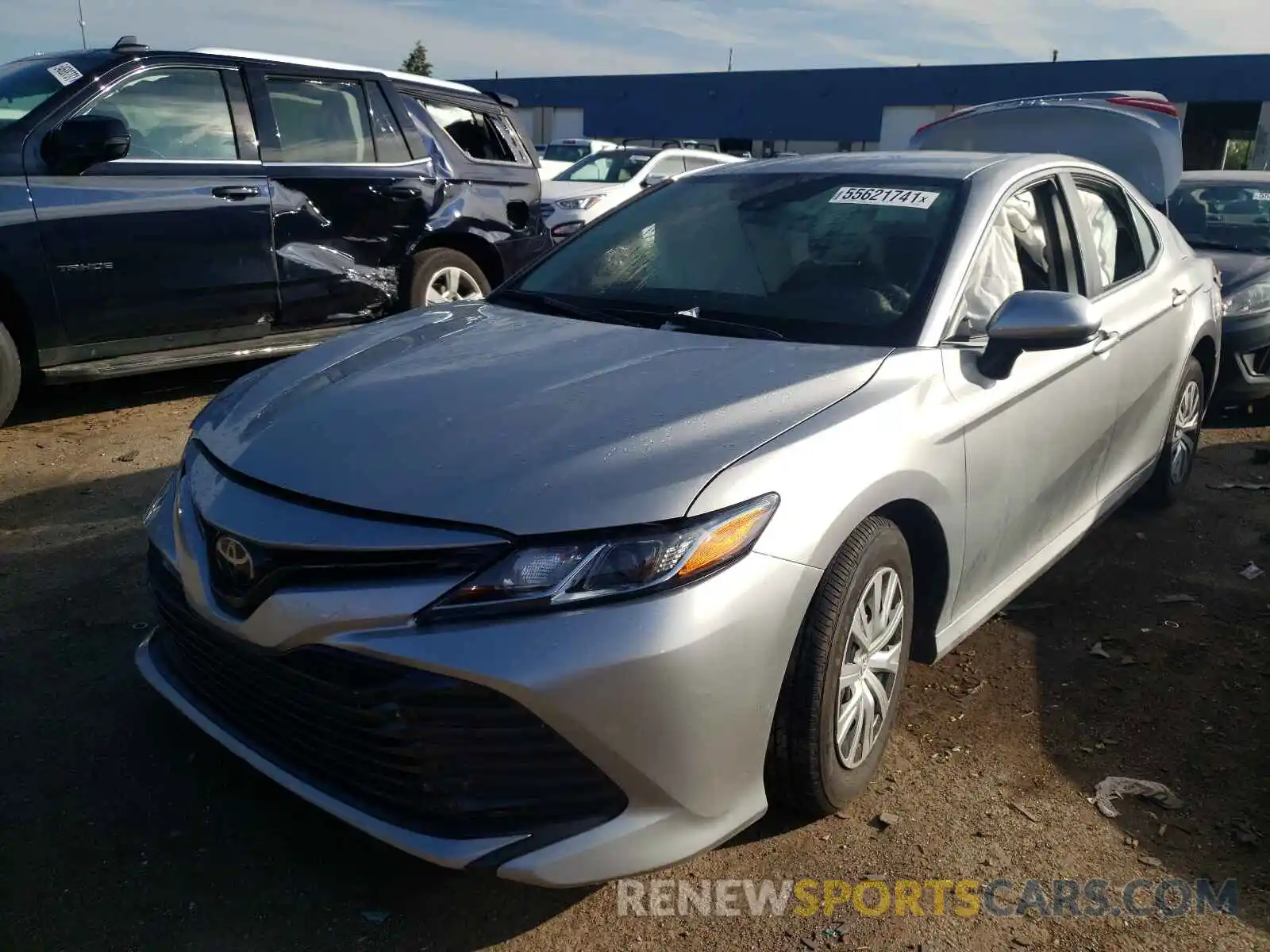 2 Photograph of a damaged car 4T1B11HK5KU684522 TOYOTA CAMRY 2019