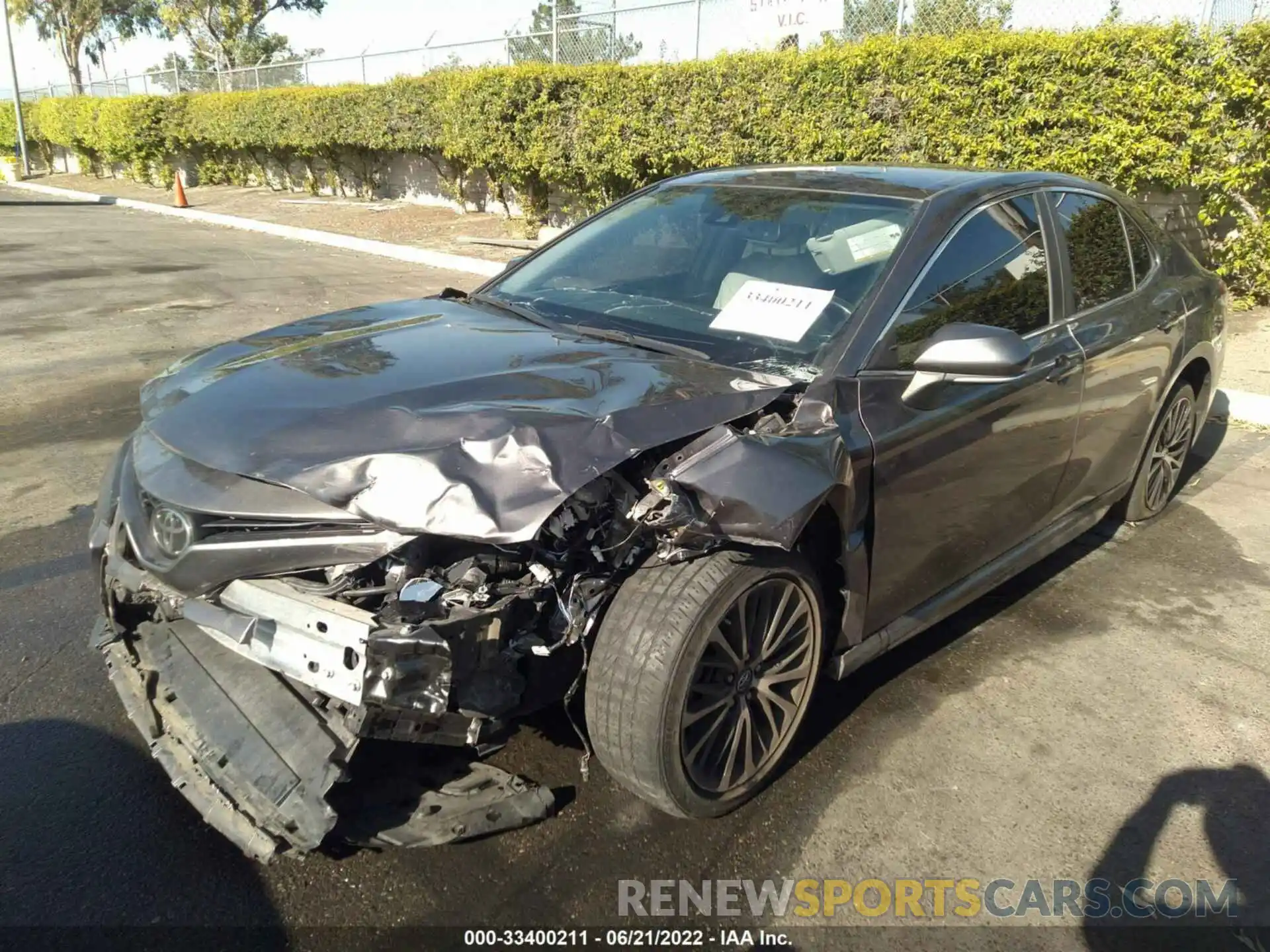 2 Photograph of a damaged car 4T1B11HK5KU687582 TOYOTA CAMRY 2019