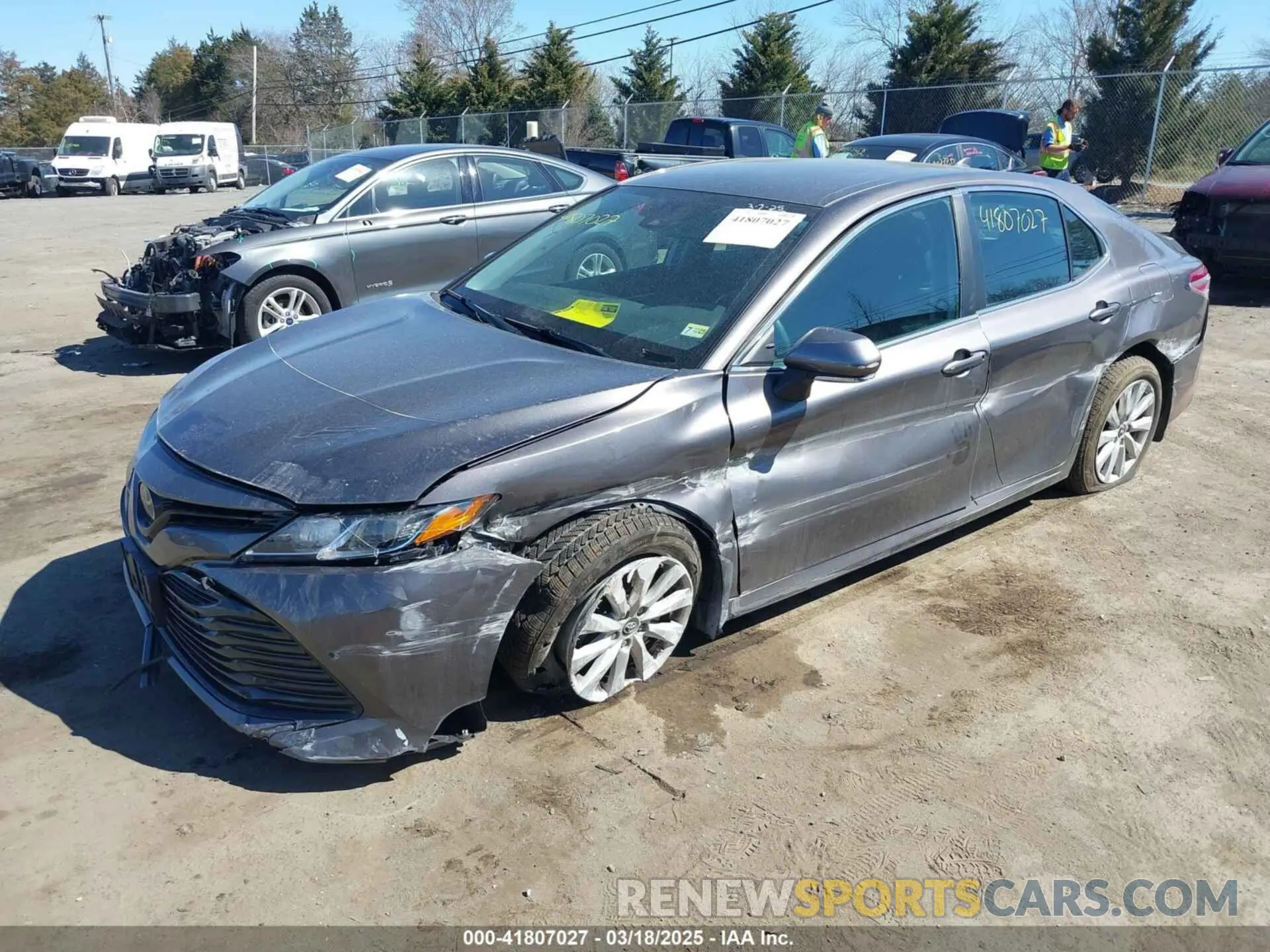 2 Photograph of a damaged car 4T1B11HK5KU692717 TOYOTA CAMRY 2019