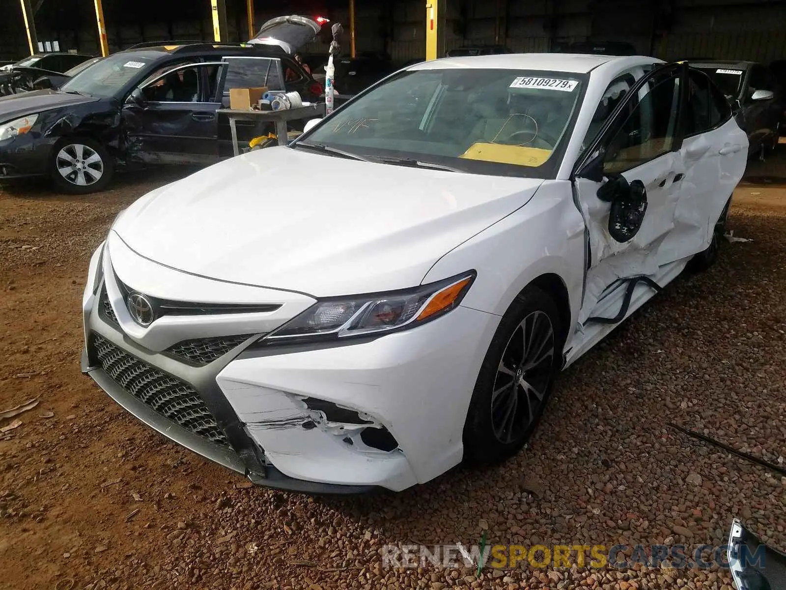 2 Photograph of a damaged car 4T1B11HK5KU697075 TOYOTA CAMRY 2019