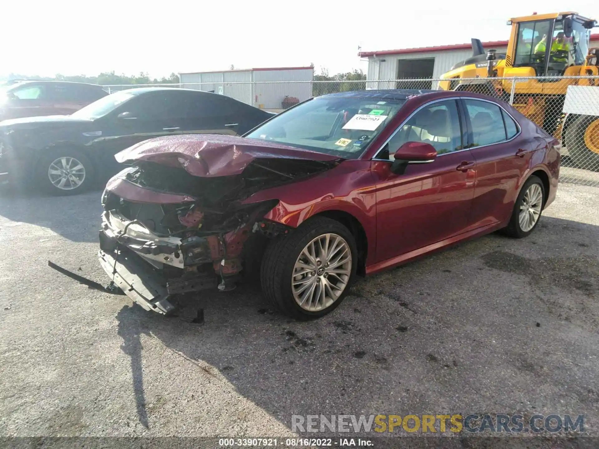 2 Photograph of a damaged car 4T1B11HK5KU699182 TOYOTA CAMRY 2019