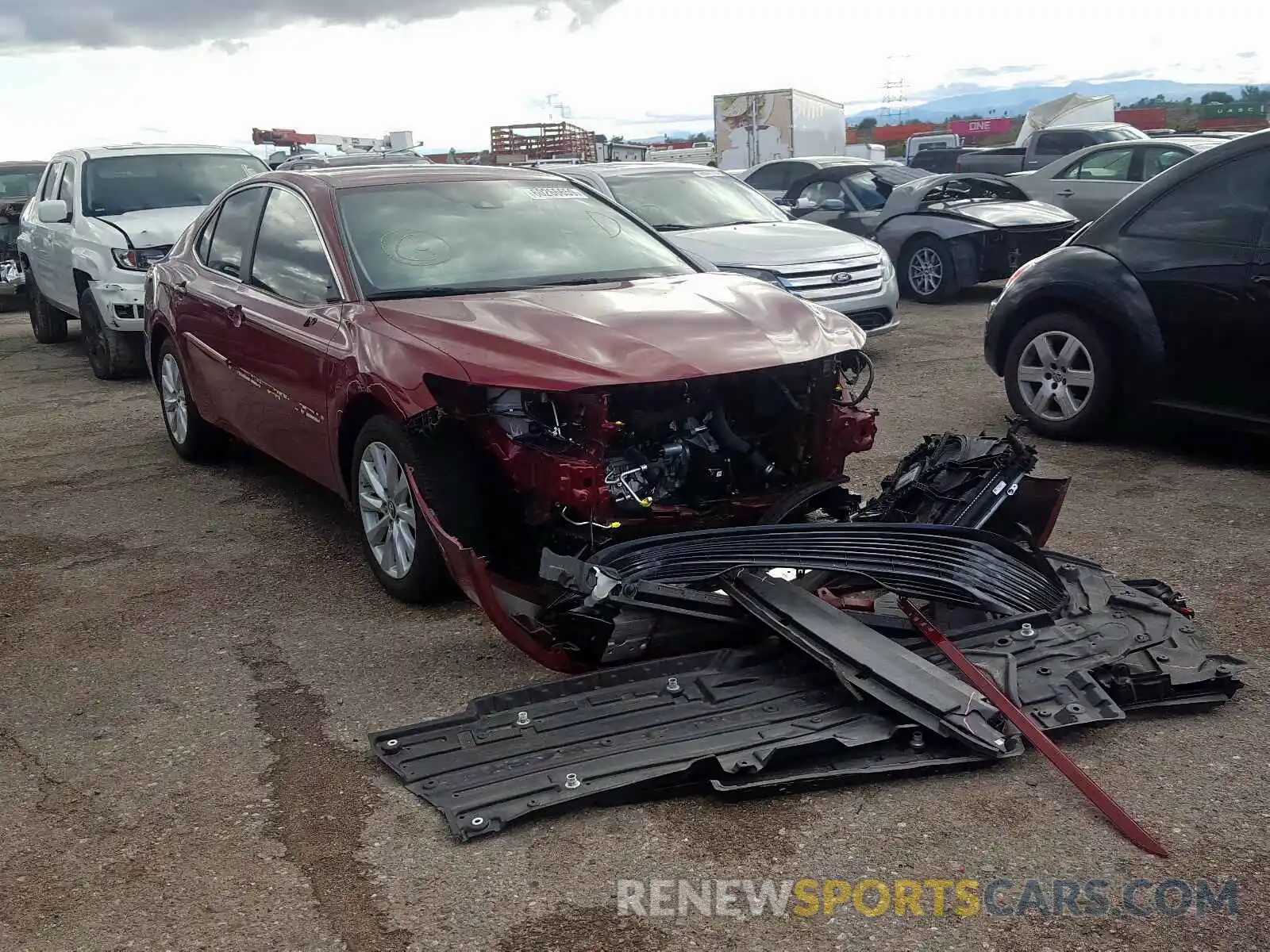 1 Photograph of a damaged car 4T1B11HK5KU699330 TOYOTA CAMRY 2019