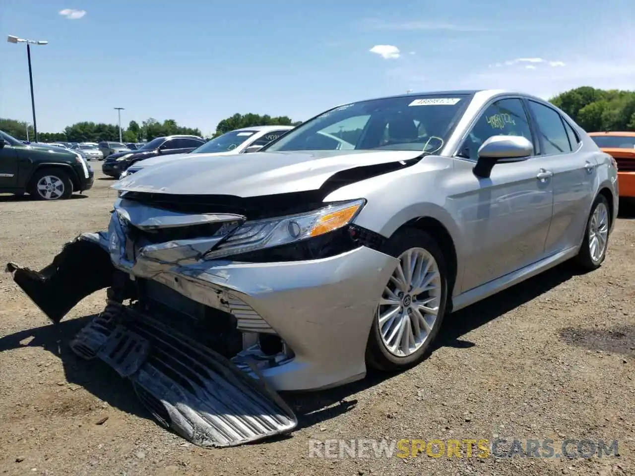 2 Photograph of a damaged car 4T1B11HK5KU706597 TOYOTA CAMRY 2019