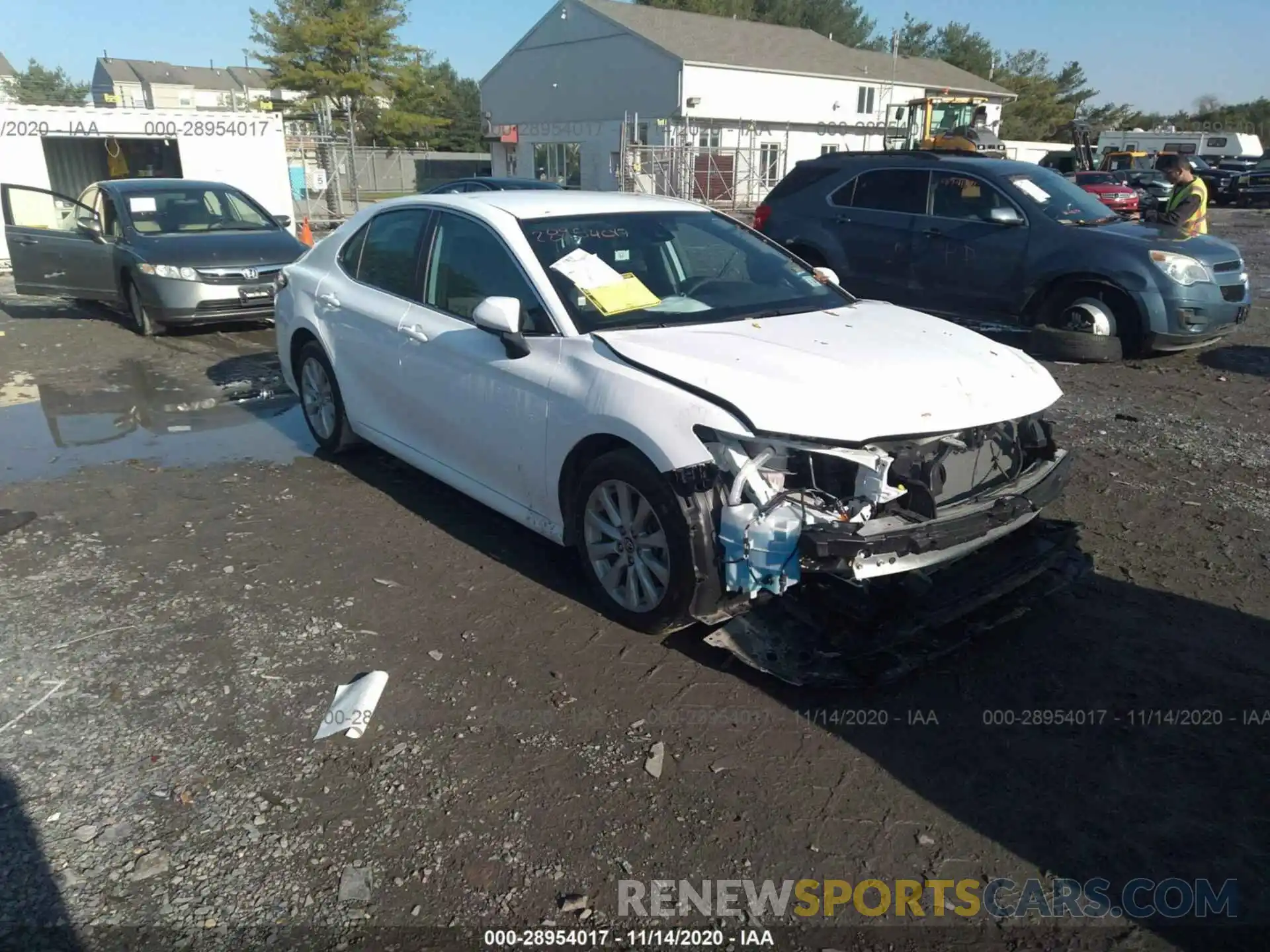 1 Photograph of a damaged car 4T1B11HK5KU712142 TOYOTA CAMRY 2019