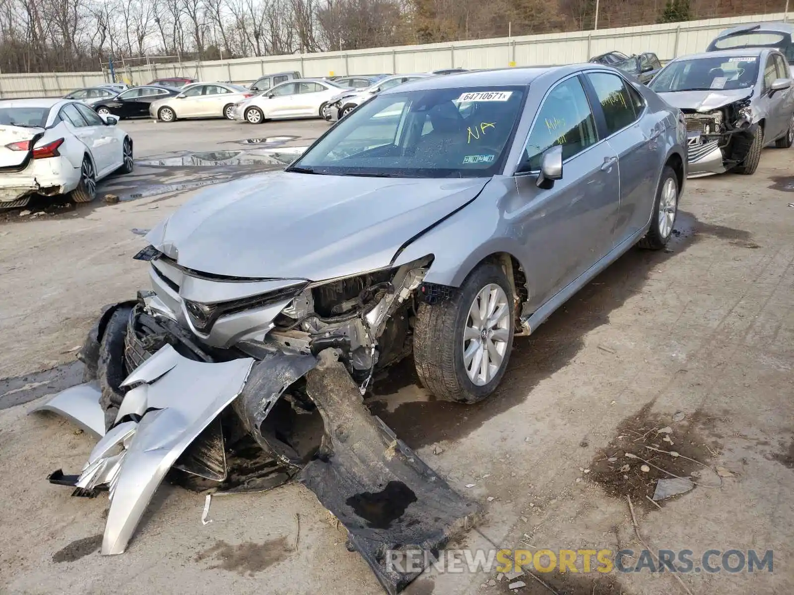 2 Photograph of a damaged car 4T1B11HK5KU713582 TOYOTA CAMRY 2019