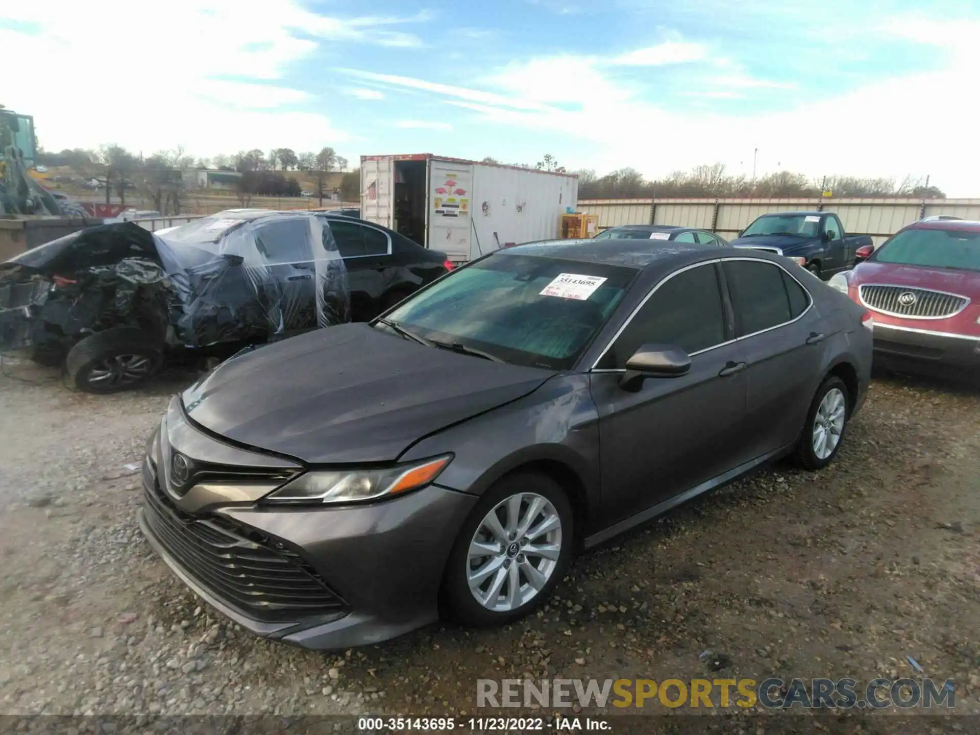 2 Photograph of a damaged car 4T1B11HK5KU716255 TOYOTA CAMRY 2019