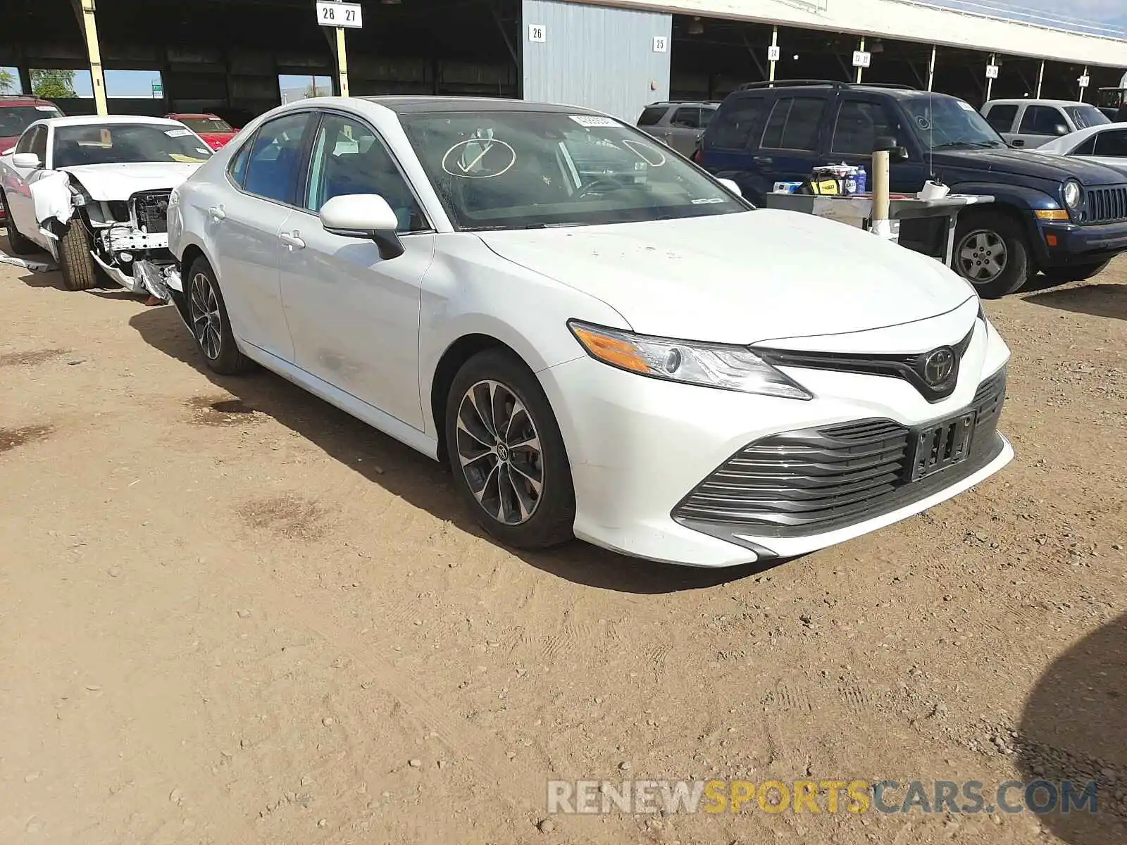 1 Photograph of a damaged car 4T1B11HK5KU717244 TOYOTA CAMRY 2019