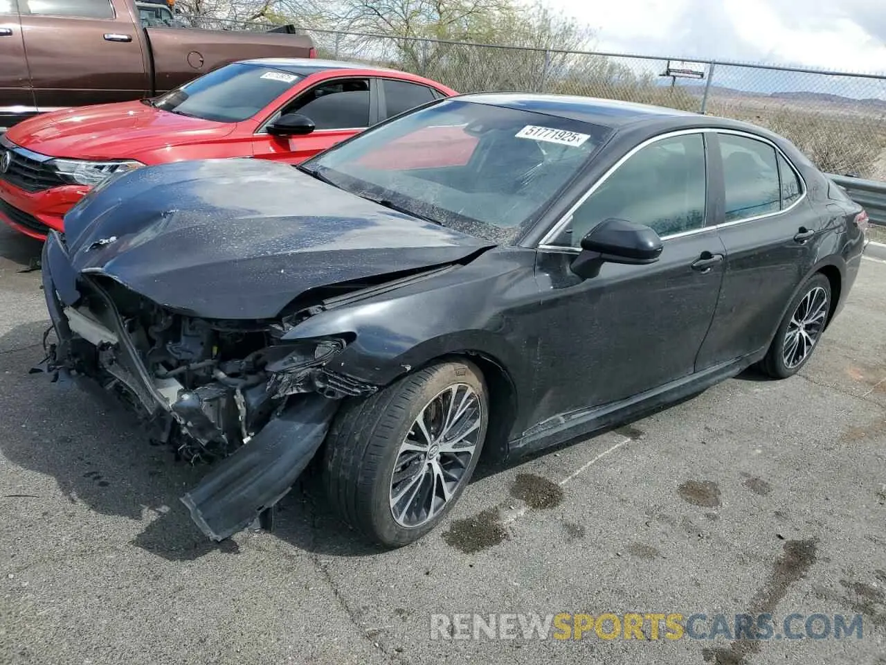 1 Photograph of a damaged car 4T1B11HK5KU721262 TOYOTA CAMRY 2019