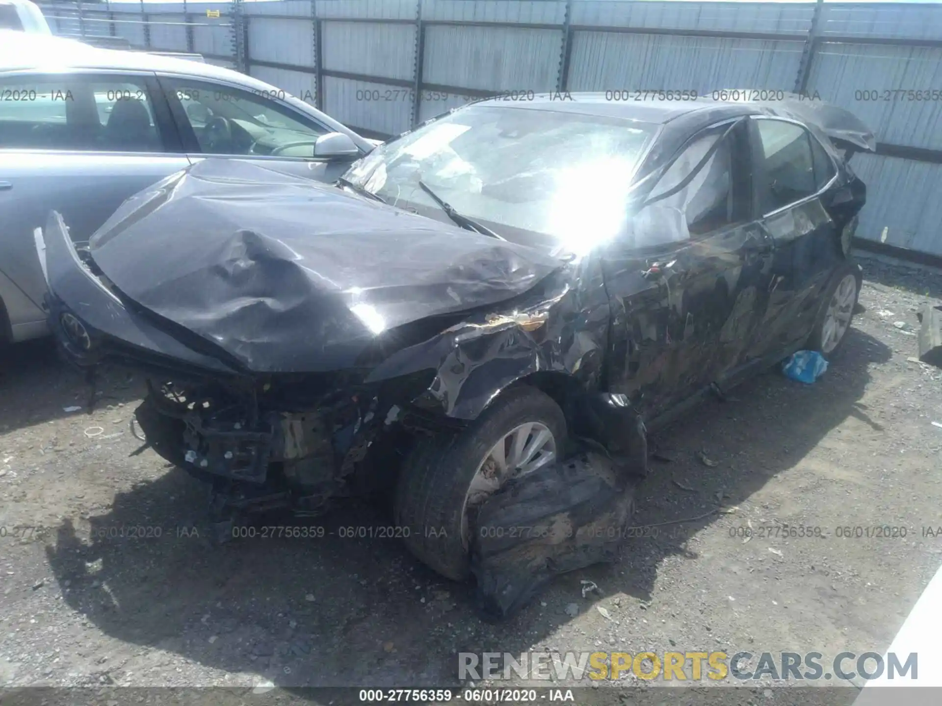 2 Photograph of a damaged car 4T1B11HK5KU723075 TOYOTA CAMRY 2019