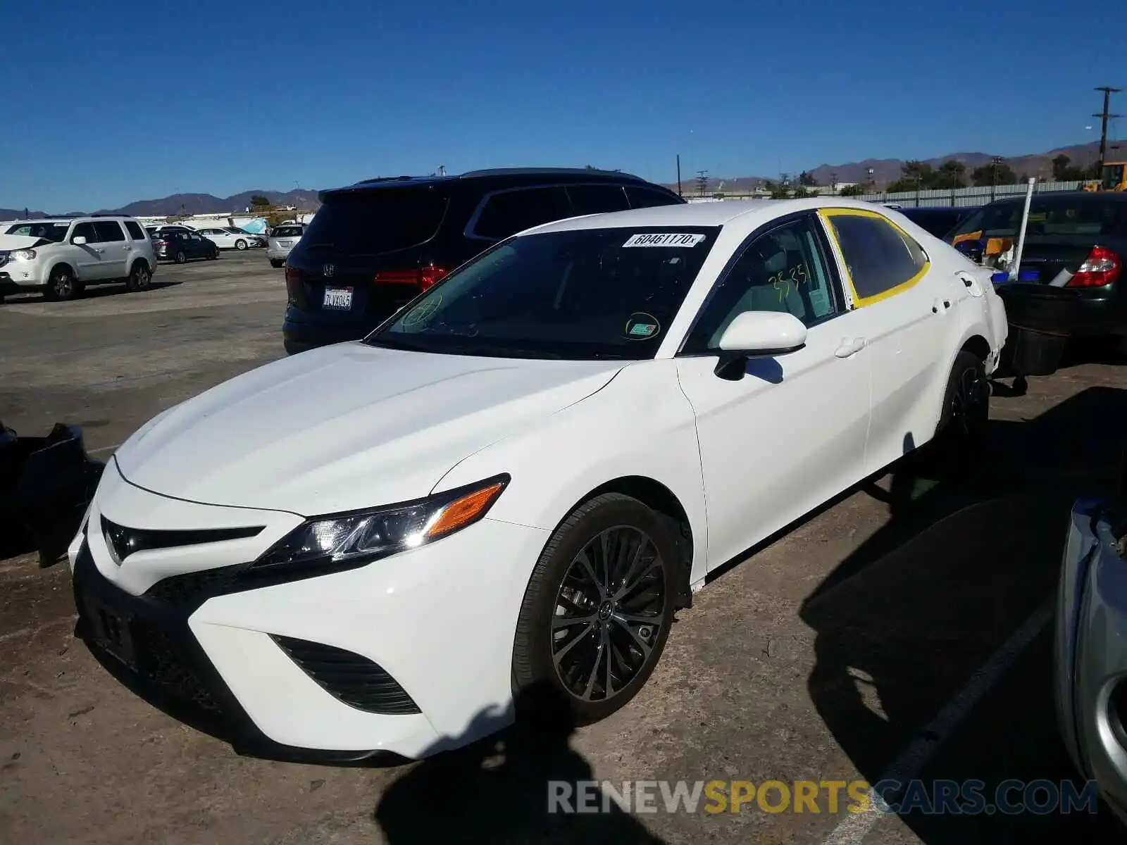 2 Photograph of a damaged car 4T1B11HK5KU731046 TOYOTA CAMRY 2019