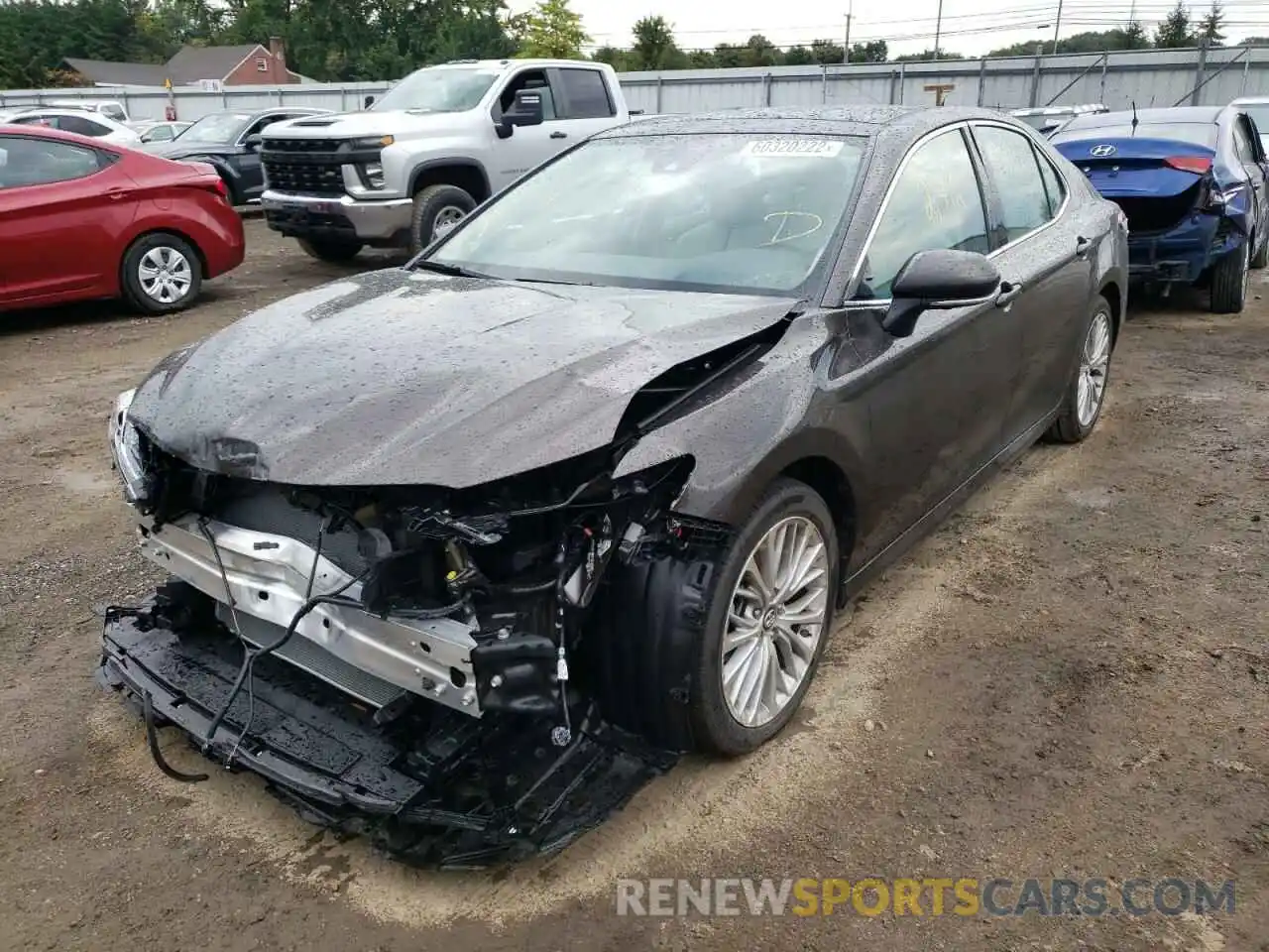 2 Photograph of a damaged car 4T1B11HK5KU732665 TOYOTA CAMRY 2019