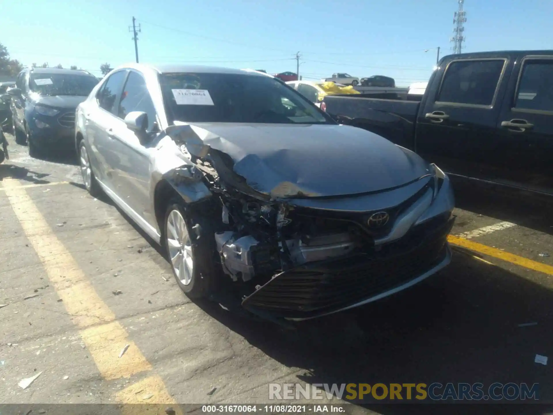 1 Photograph of a damaged car 4T1B11HK5KU735033 TOYOTA CAMRY 2019