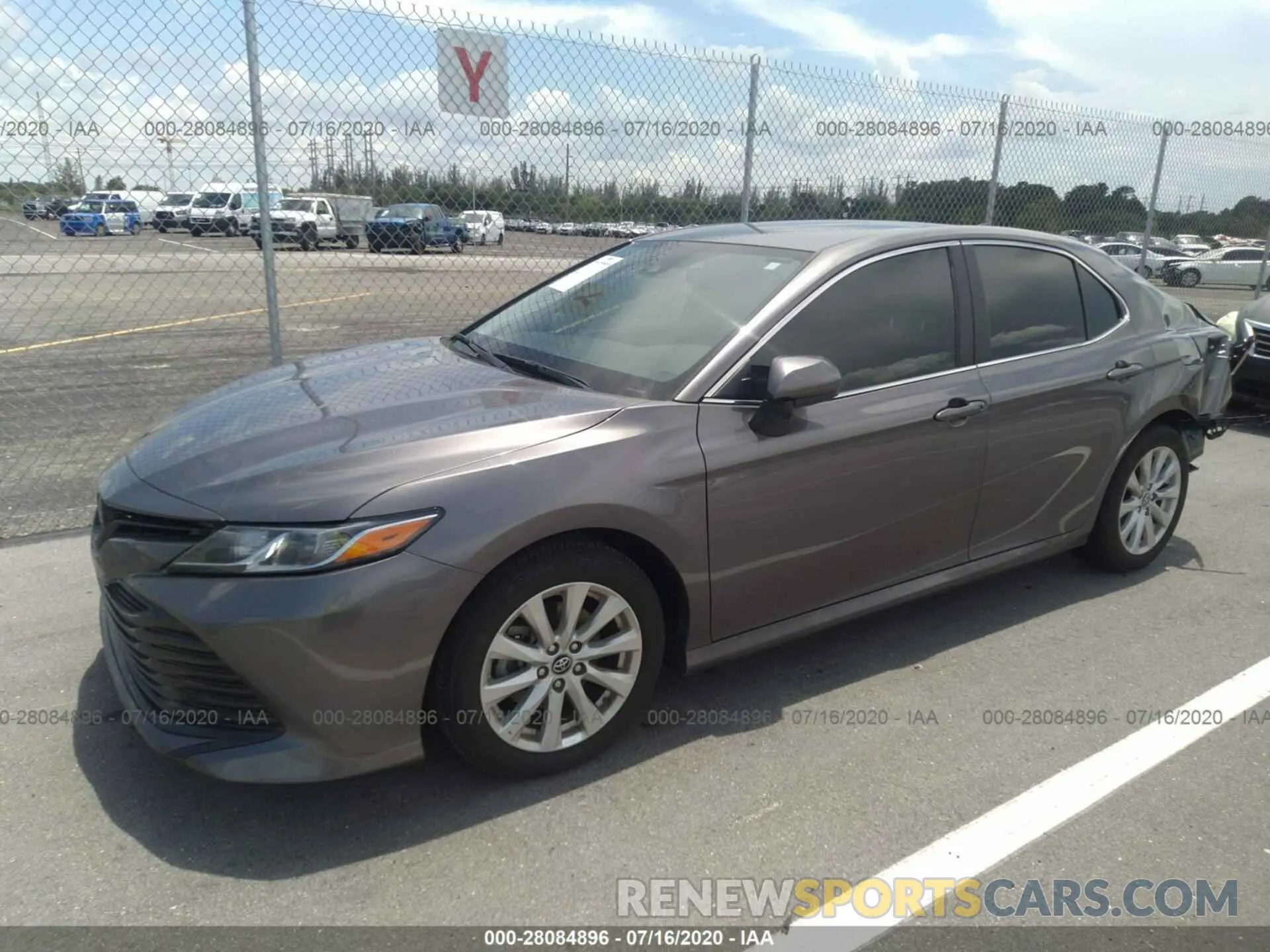 2 Photograph of a damaged car 4T1B11HK5KU735100 TOYOTA CAMRY 2019