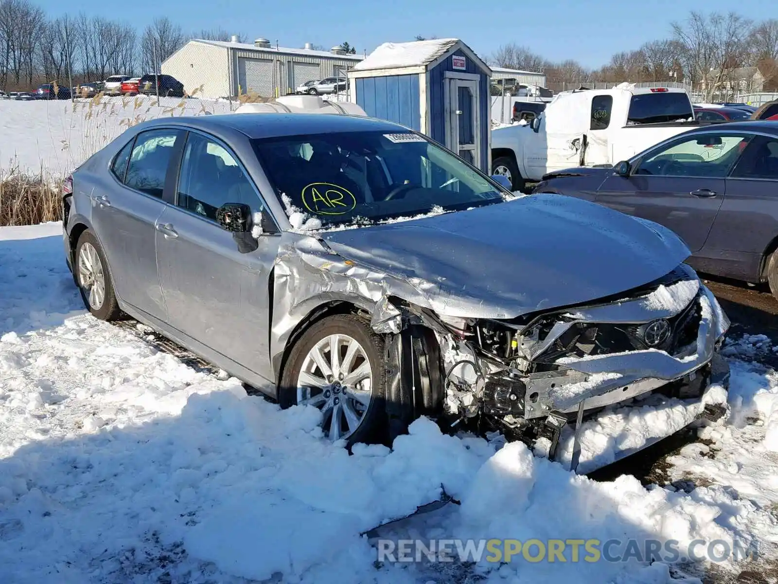 1 Photograph of a damaged car 4T1B11HK5KU741575 TOYOTA CAMRY 2019