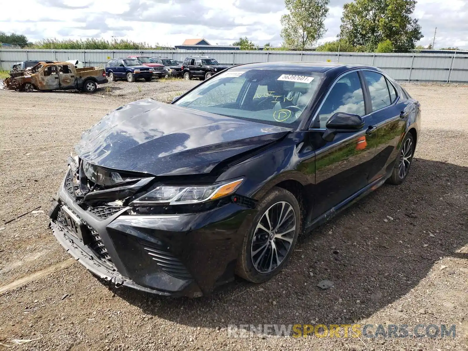 2 Photograph of a damaged car 4T1B11HK5KU755993 TOYOTA CAMRY 2019