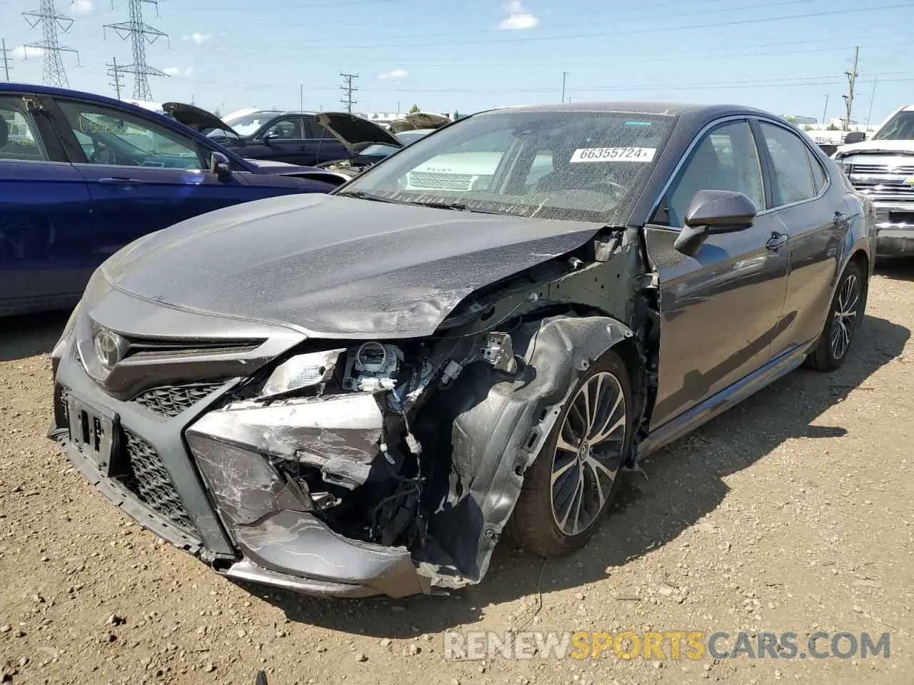 1 Photograph of a damaged car 4T1B11HK5KU764497 TOYOTA CAMRY 2019