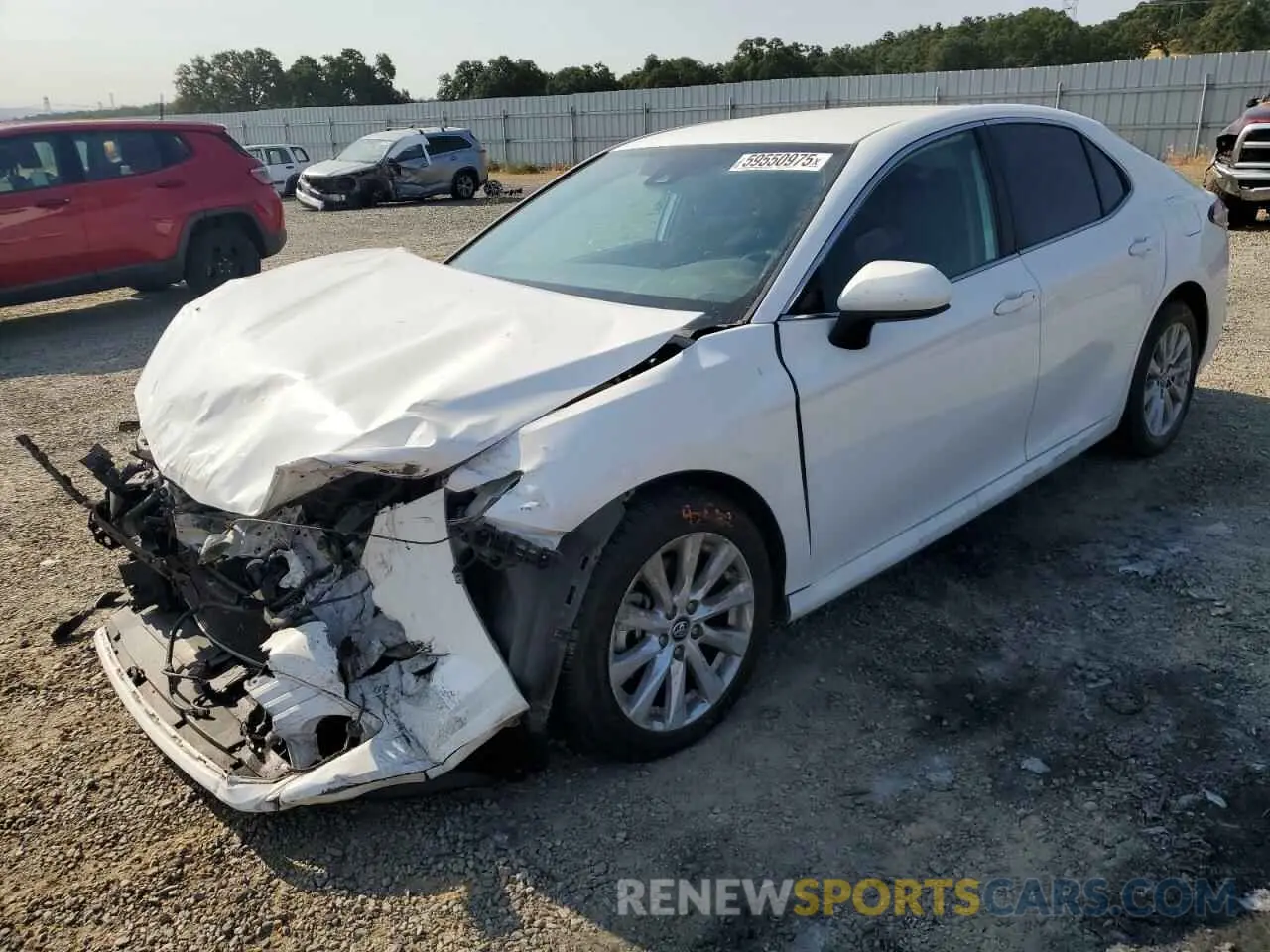 1 Photograph of a damaged car 4T1B11HK5KU765052 TOYOTA CAMRY 2019