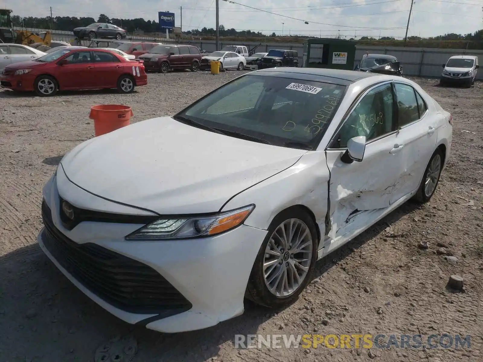 2 Photograph of a damaged car 4T1B11HK5KU771904 TOYOTA CAMRY 2019