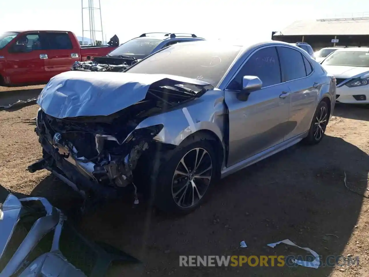 2 Photograph of a damaged car 4T1B11HK5KU776049 TOYOTA CAMRY 2019