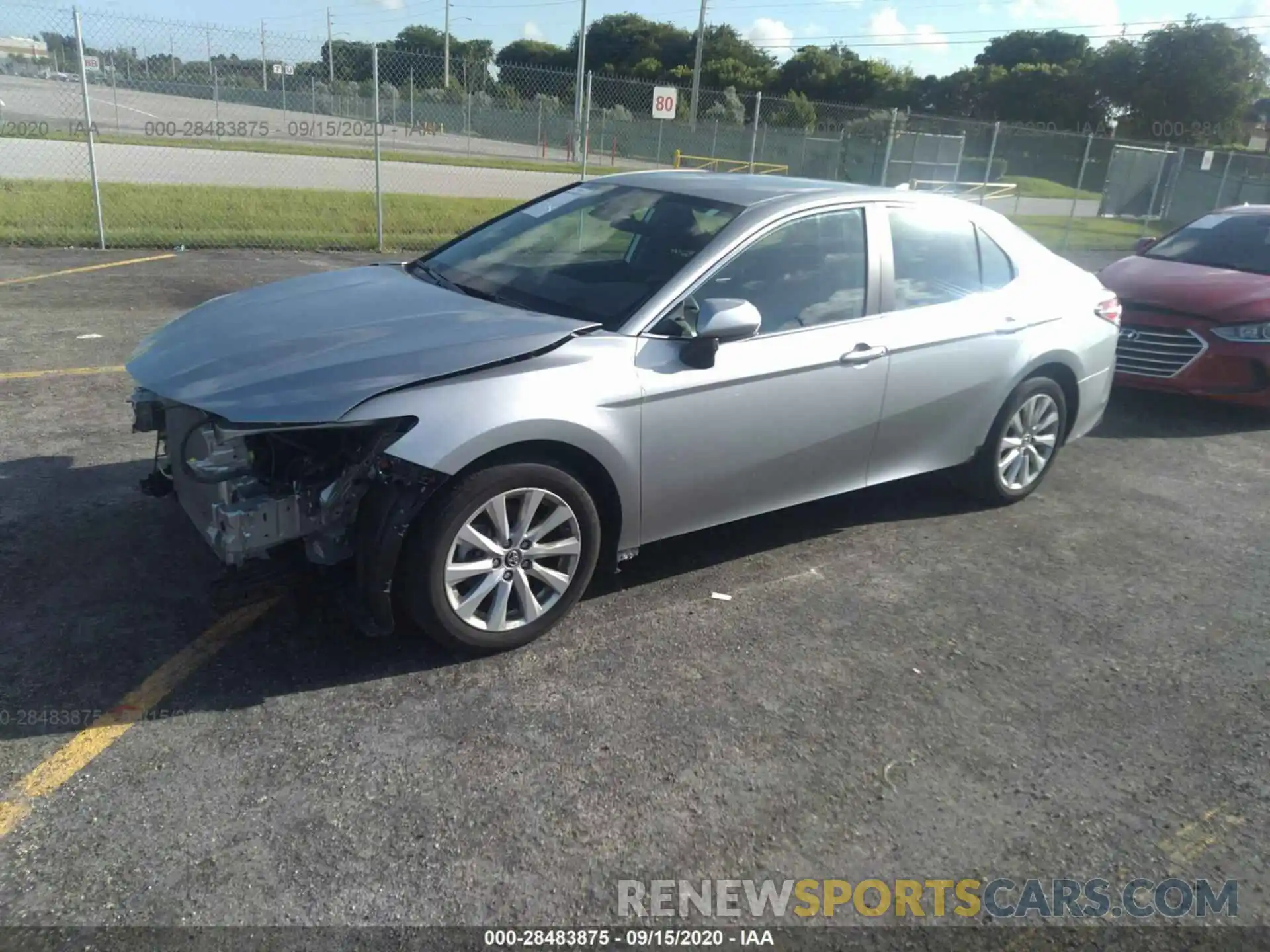 2 Photograph of a damaged car 4T1B11HK5KU778884 TOYOTA CAMRY 2019