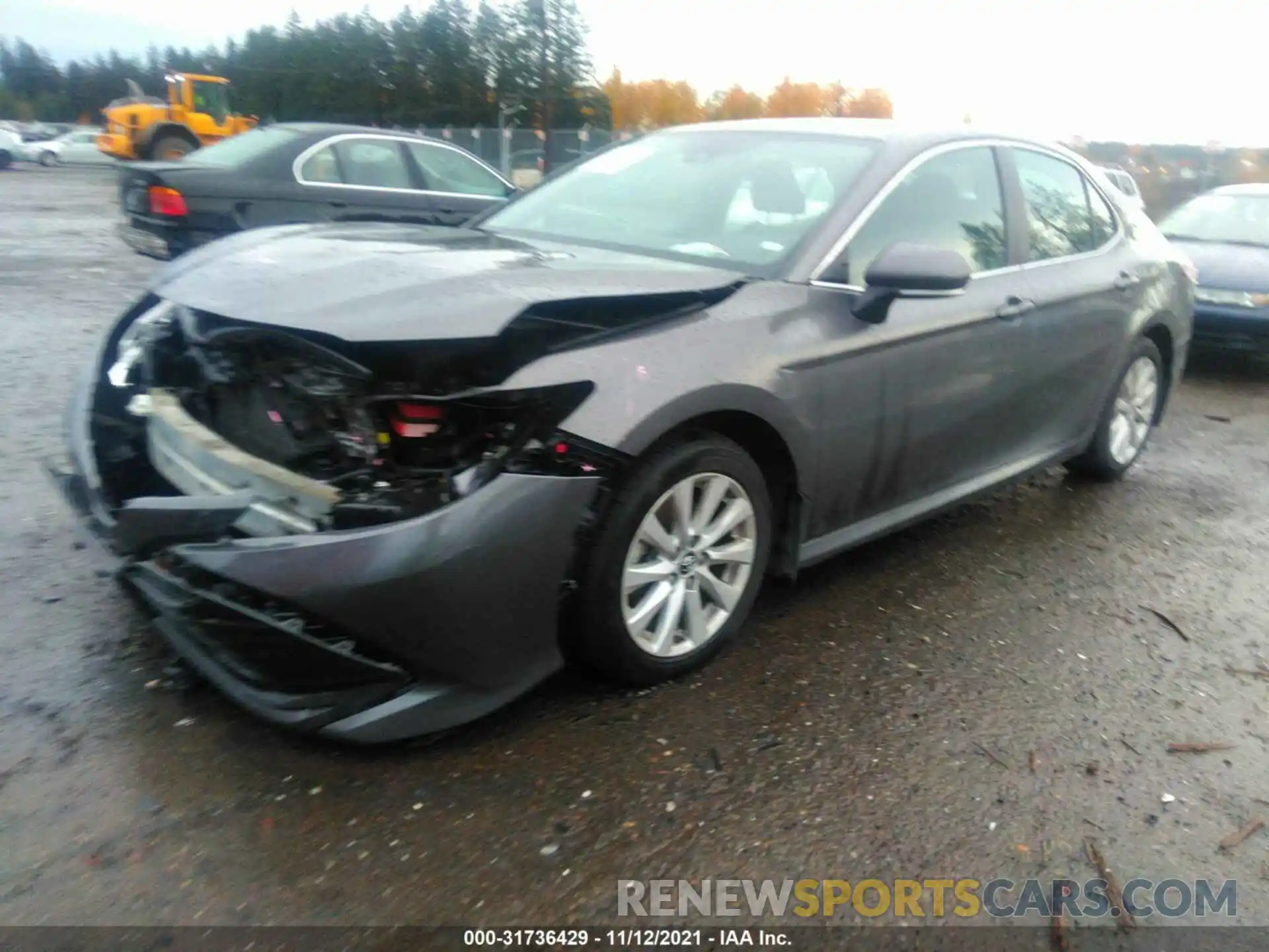 2 Photograph of a damaged car 4T1B11HK5KU782191 TOYOTA CAMRY 2019