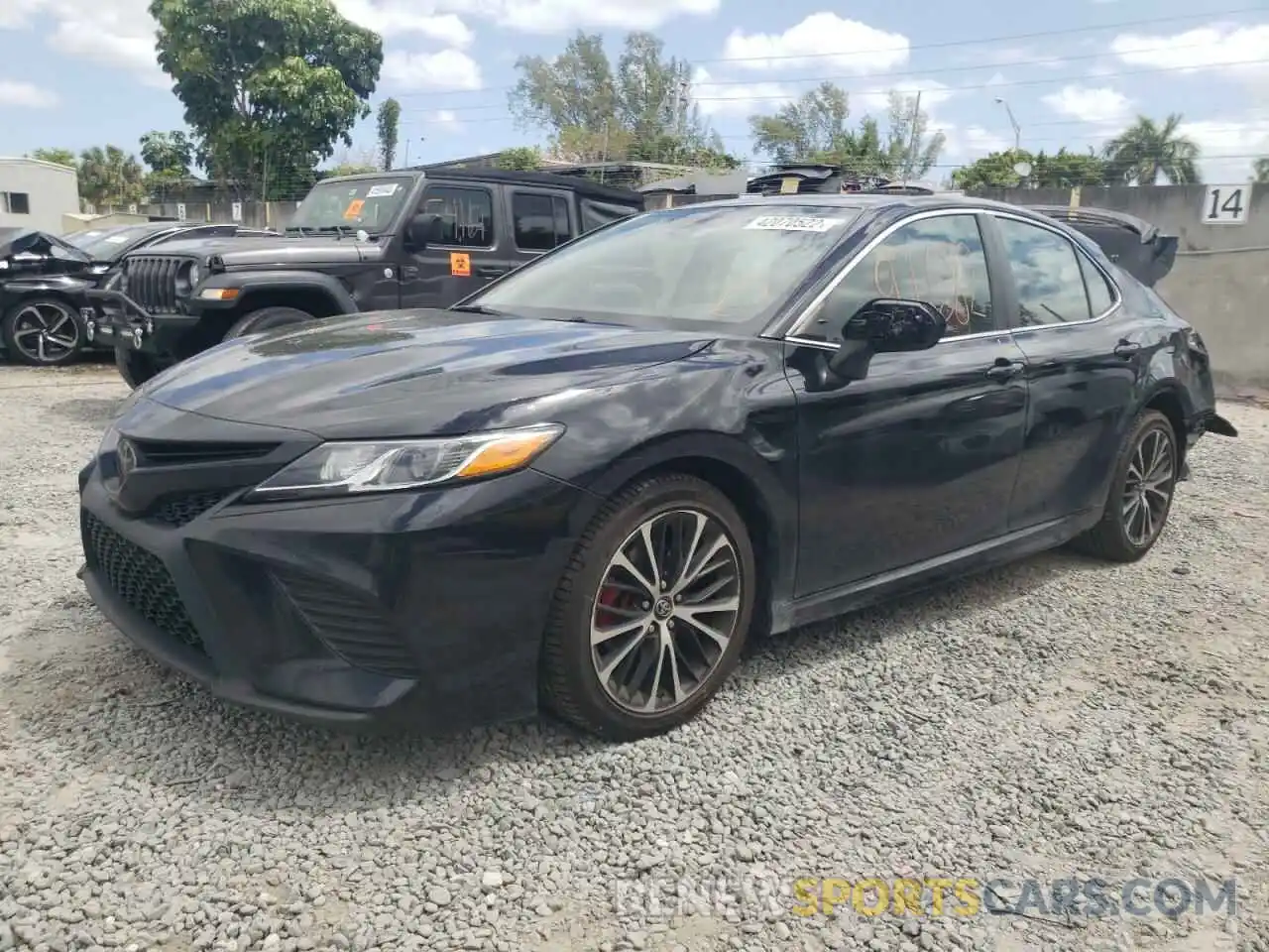 2 Photograph of a damaged car 4T1B11HK5KU787049 TOYOTA CAMRY 2019