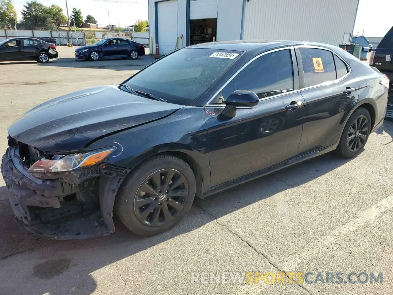 1 Photograph of a damaged car 4T1B11HK5KU796527 TOYOTA CAMRY 2019