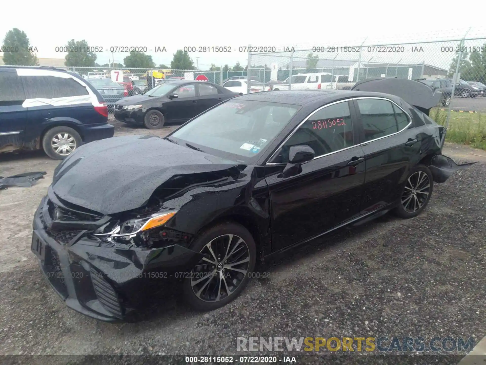 2 Photograph of a damaged car 4T1B11HK5KU797399 TOYOTA CAMRY 2019