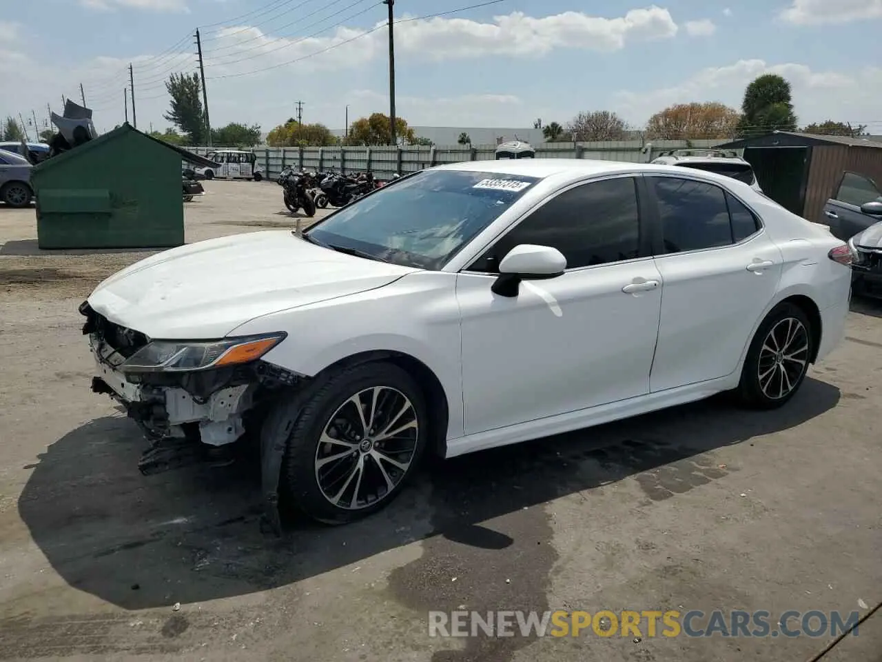 1 Photograph of a damaged car 4T1B11HK5KU799217 TOYOTA CAMRY 2019