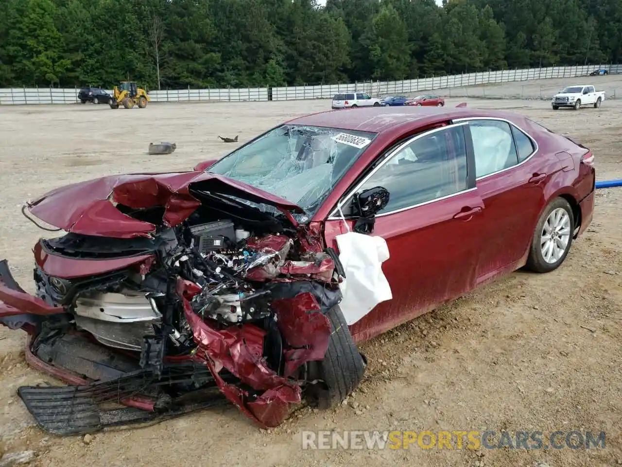 2 Photograph of a damaged car 4T1B11HK5KU808949 TOYOTA CAMRY 2019