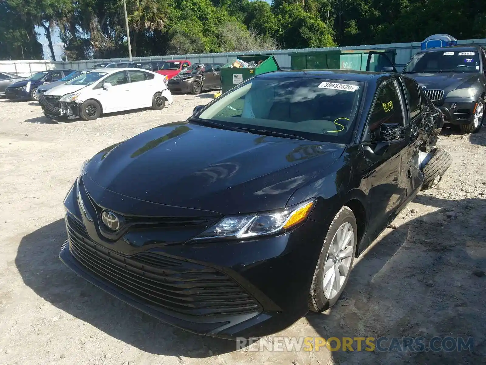 2 Photograph of a damaged car 4T1B11HK5KU812189 TOYOTA CAMRY 2019