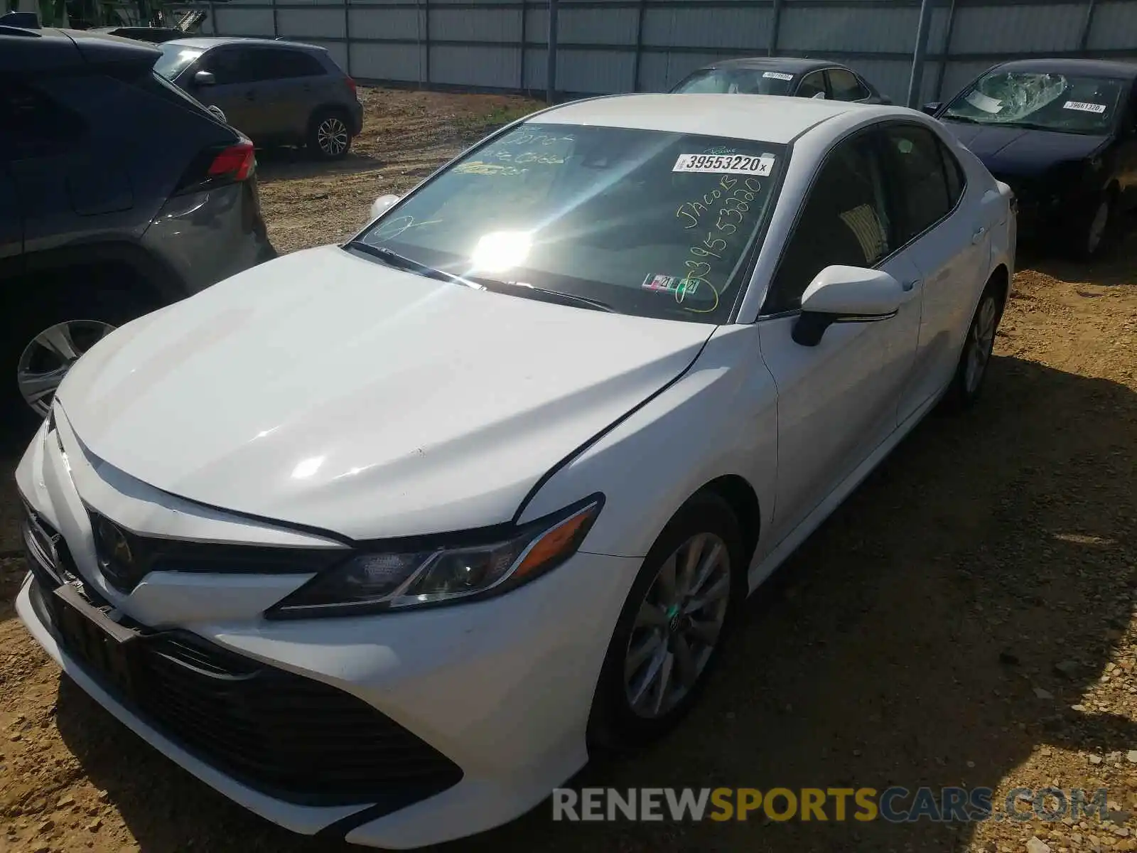 2 Photograph of a damaged car 4T1B11HK5KU816193 TOYOTA CAMRY 2019