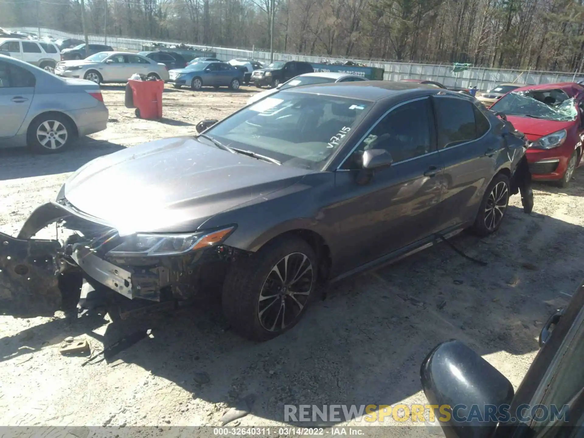 2 Photograph of a damaged car 4T1B11HK5KU817215 TOYOTA CAMRY 2019