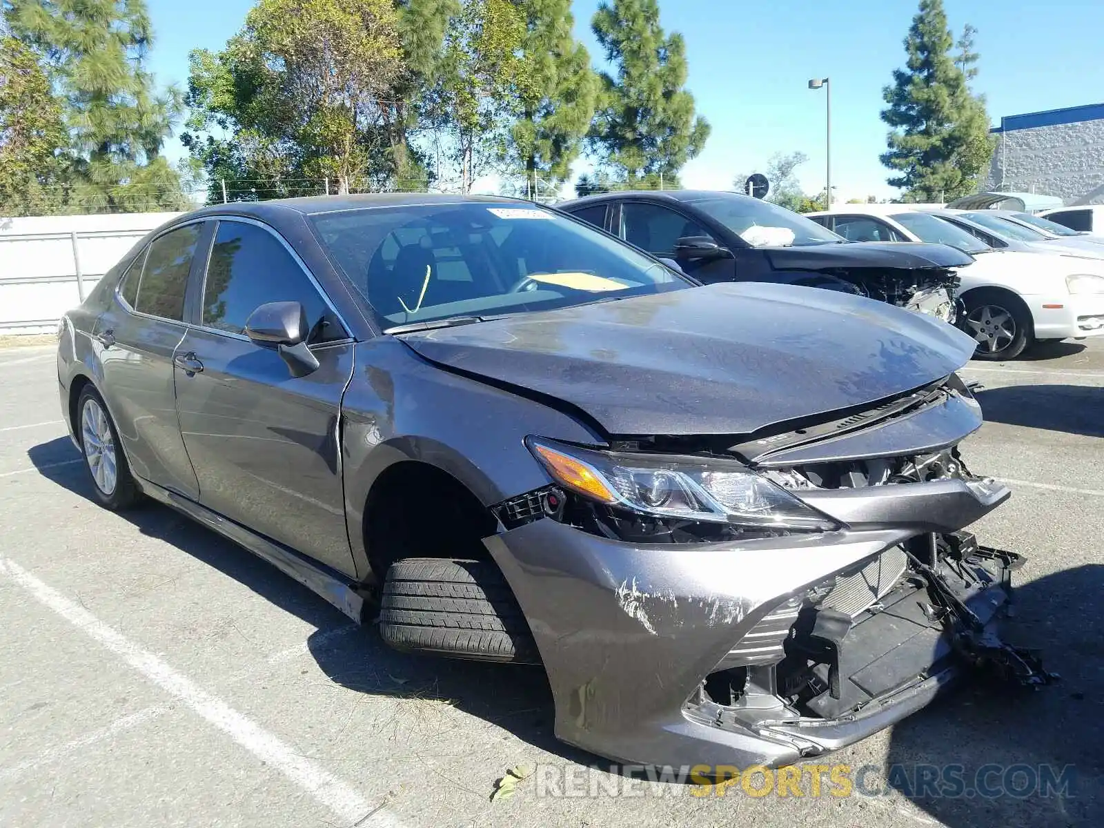 1 Photograph of a damaged car 4T1B11HK5KU818705 TOYOTA CAMRY 2019