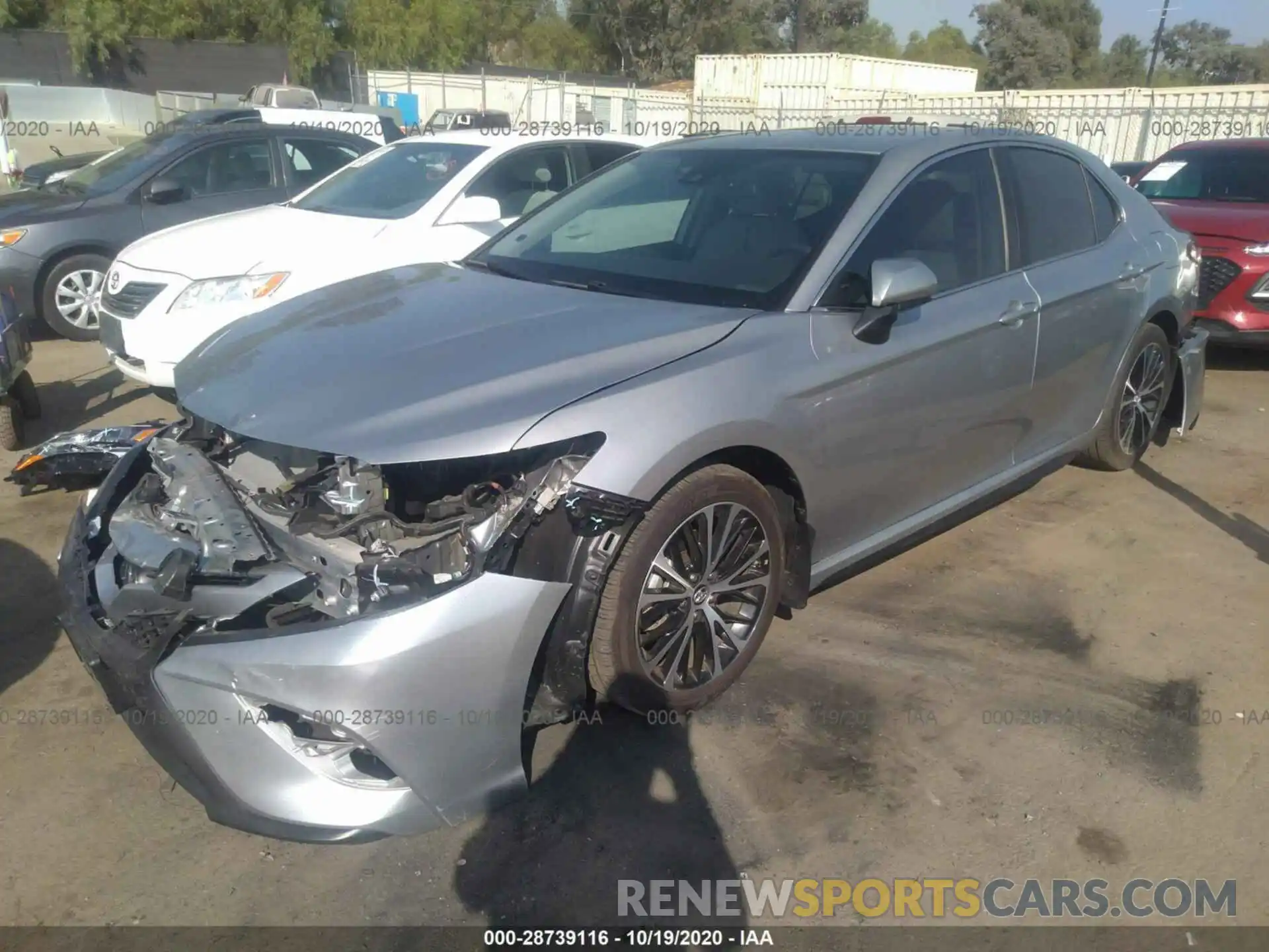 2 Photograph of a damaged car 4T1B11HK5KU823628 TOYOTA CAMRY 2019