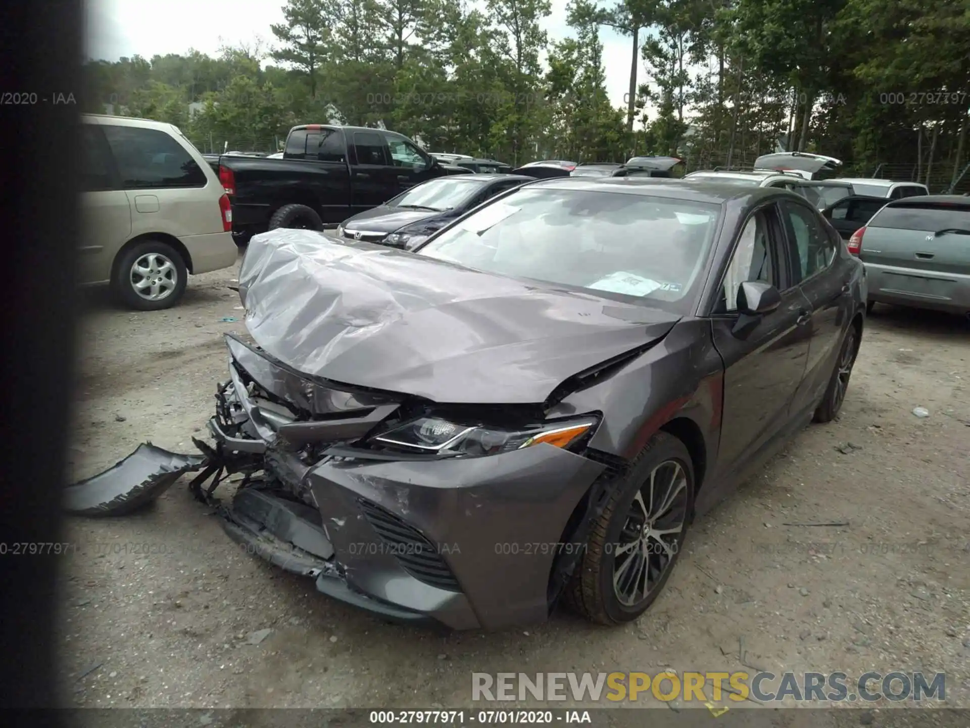 2 Photograph of a damaged car 4T1B11HK5KU827498 TOYOTA CAMRY 2019