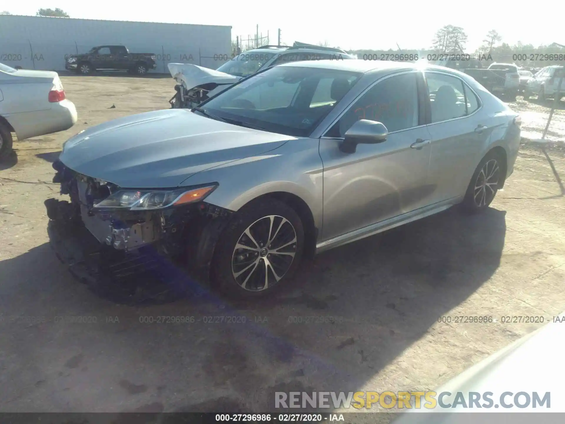 2 Photograph of a damaged car 4T1B11HK5KU834015 TOYOTA CAMRY 2019