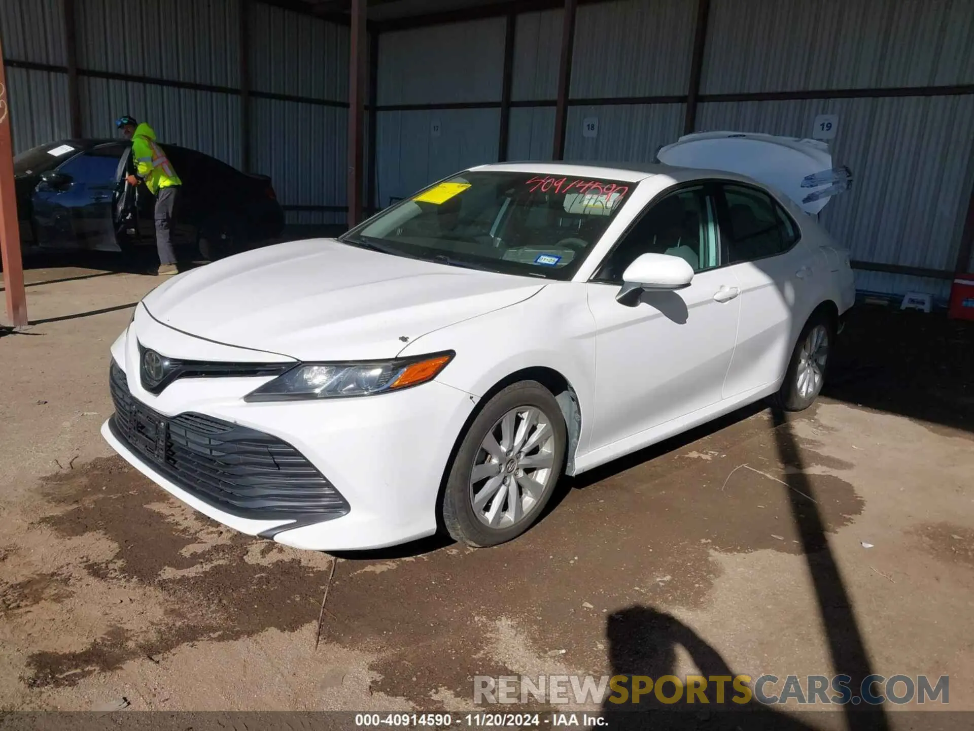 2 Photograph of a damaged car 4T1B11HK5KU837710 TOYOTA CAMRY 2019