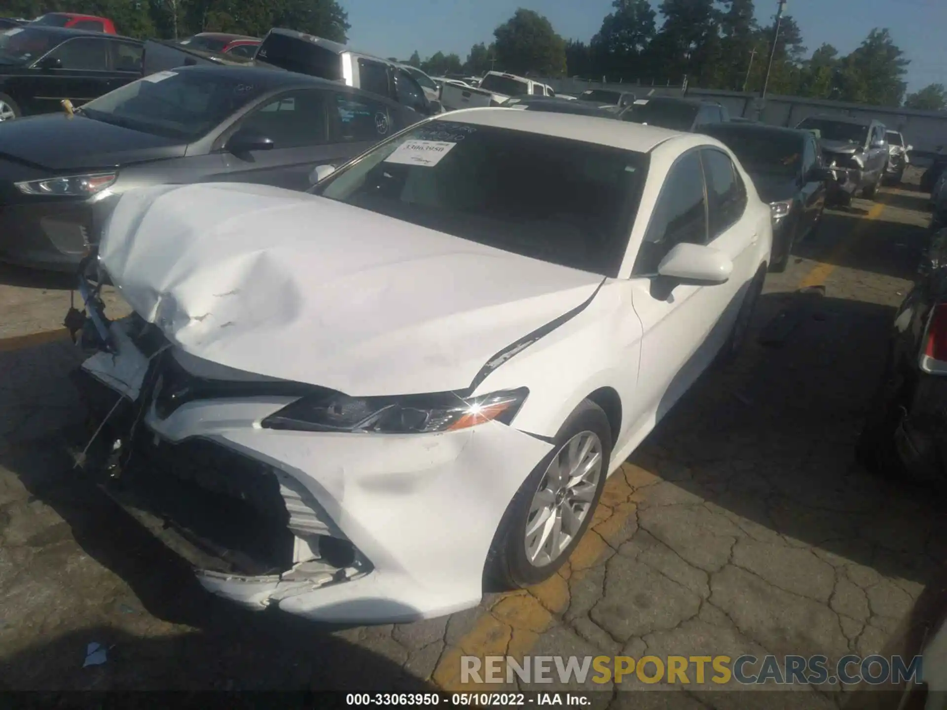 2 Photograph of a damaged car 4T1B11HK5KU843779 TOYOTA CAMRY 2019