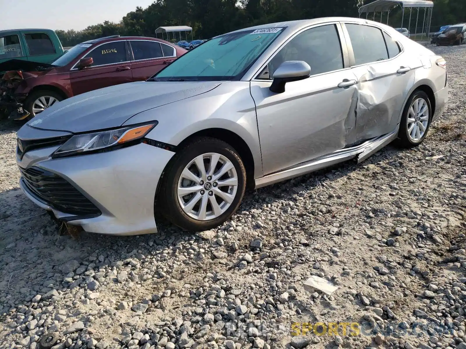 2 Photograph of a damaged car 4T1B11HK5KU846262 TOYOTA CAMRY 2019