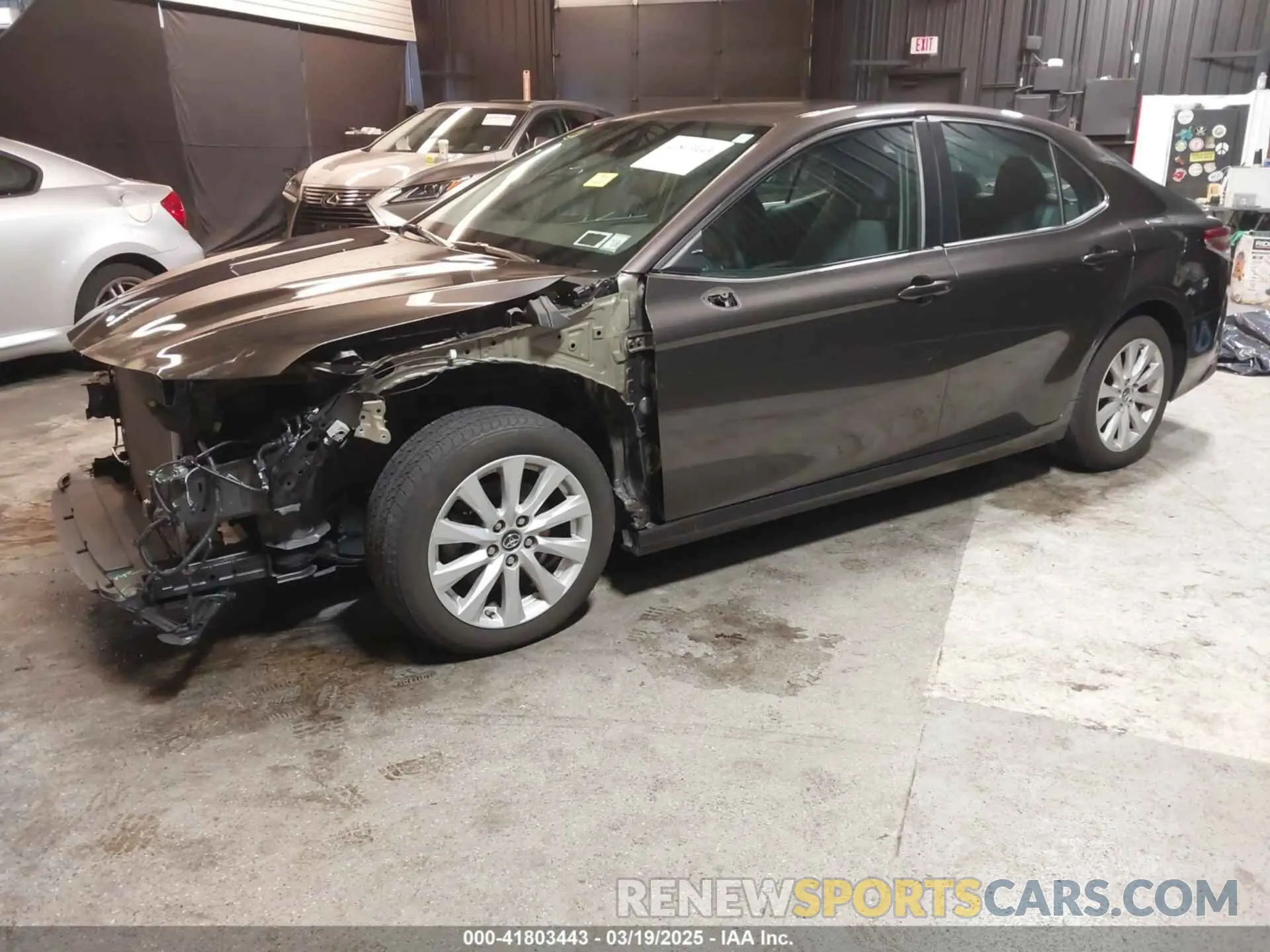 2 Photograph of a damaged car 4T1B11HK5KU852482 TOYOTA CAMRY 2019