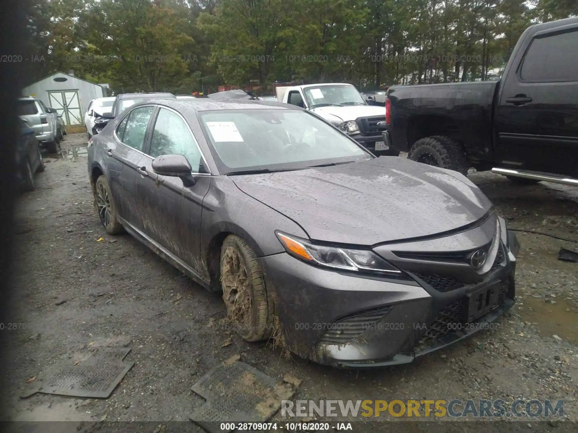 1 Photograph of a damaged car 4T1B11HK5KU854295 TOYOTA CAMRY 2019