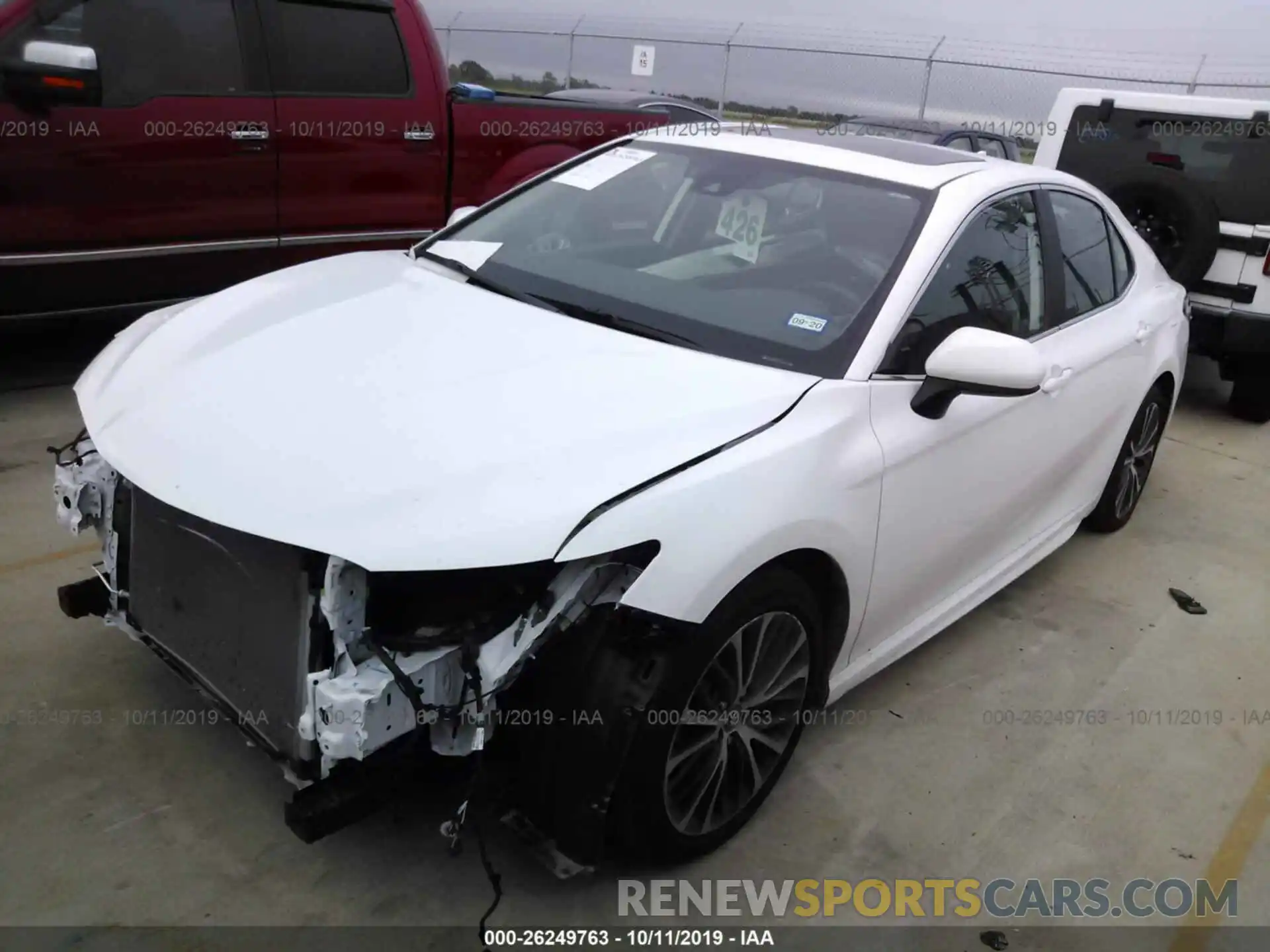 2 Photograph of a damaged car 4T1B11HK6KU160232 TOYOTA CAMRY 2019